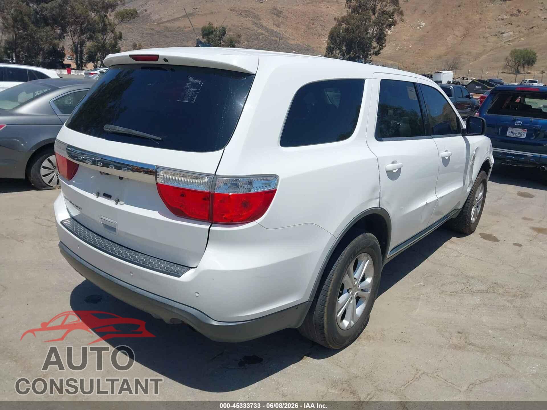 DODGE DURANGO 2013 - 1C4RDHAG1DC584290