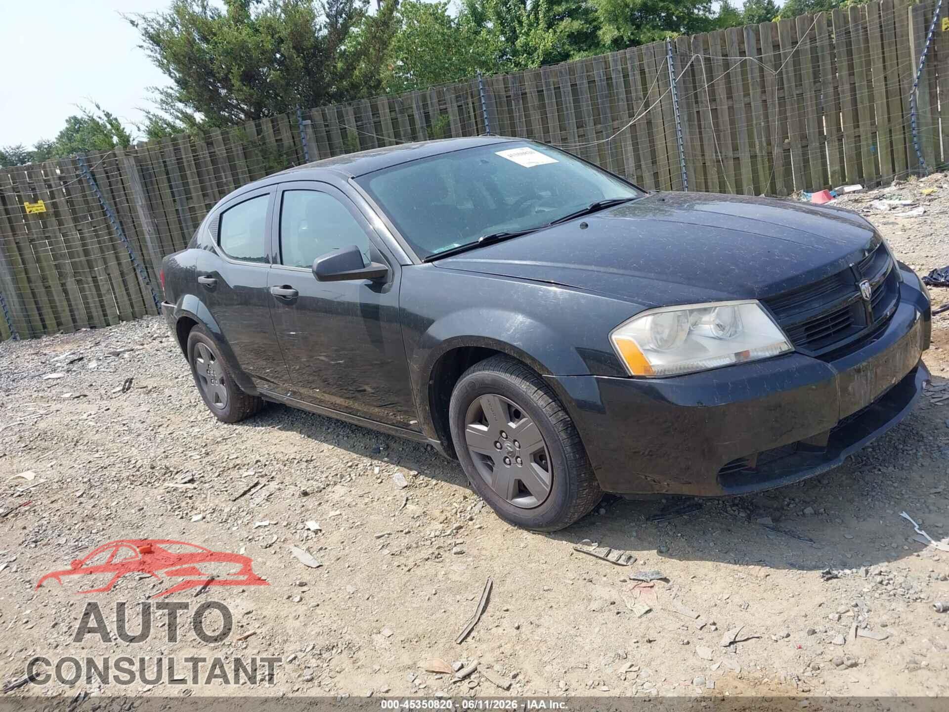 DODGE AVENGER 2010 - 1B3CC4FB0AN209944