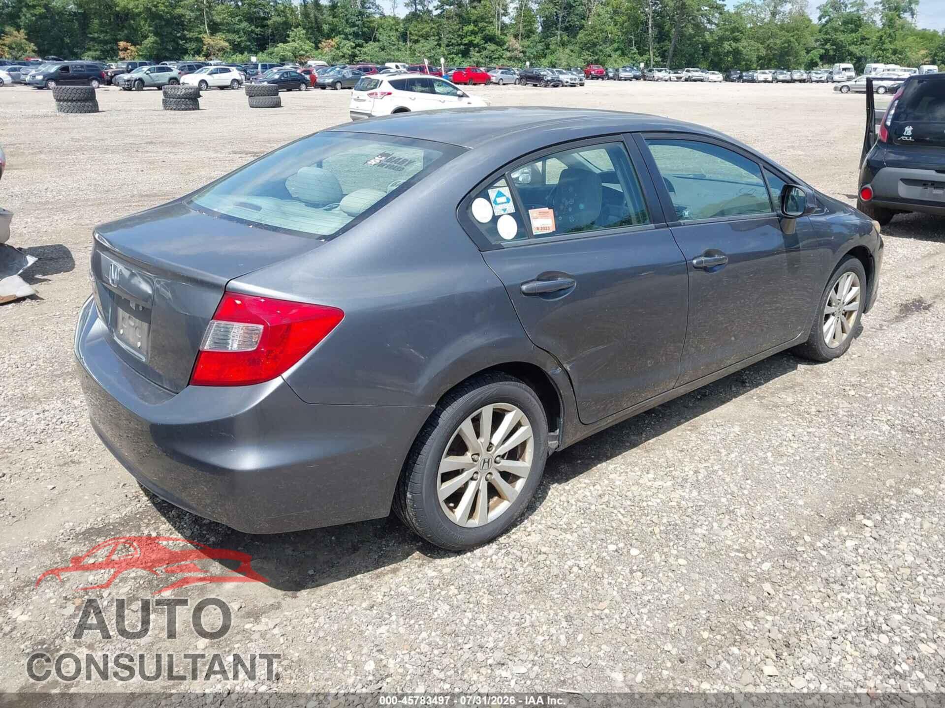 HONDA CIVIC 2012 - 2HGFB2F86CH316145