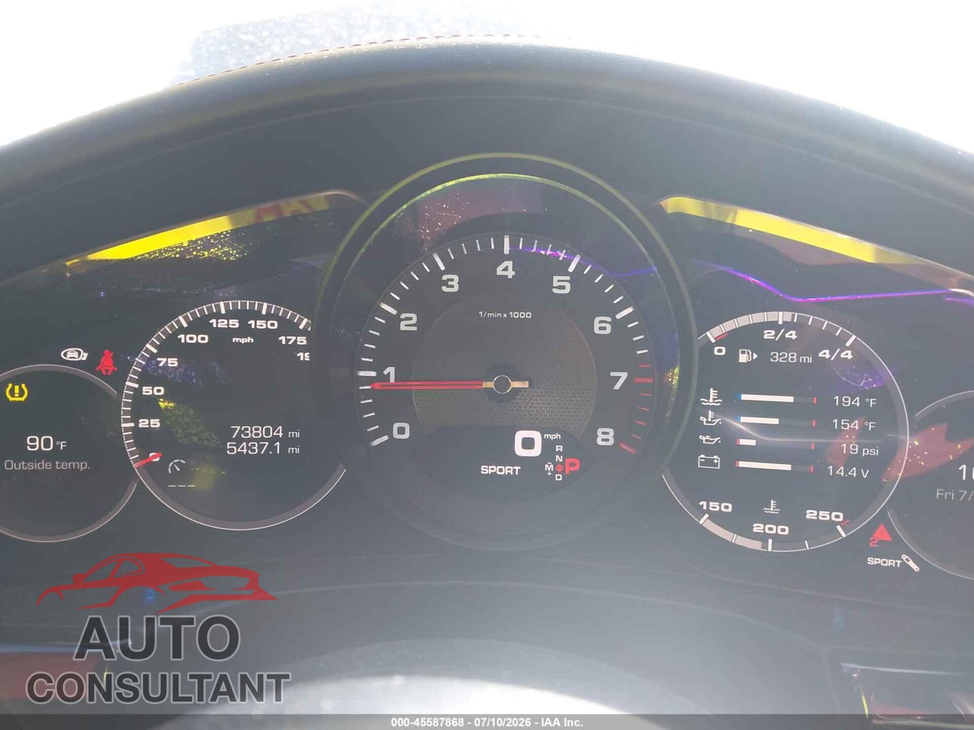 PORSCHE PANAMERA 2018 - WP0AA2A72JL101906