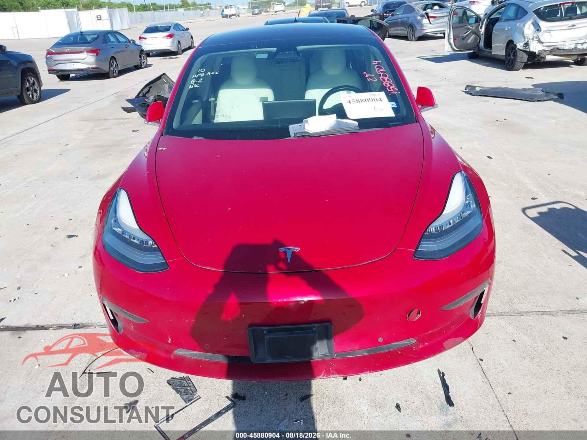 TESLA MODEL 3 2018 - 5YJ3E1EB7JF097490