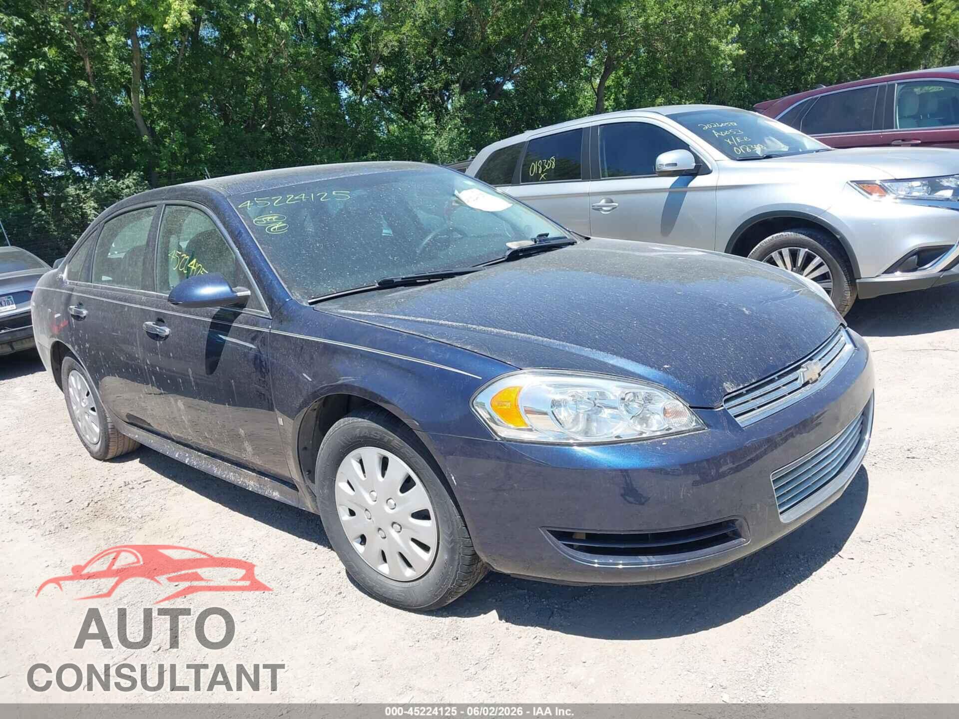CHEVROLET IMPALA 2009 - 2G1WB57K191309480