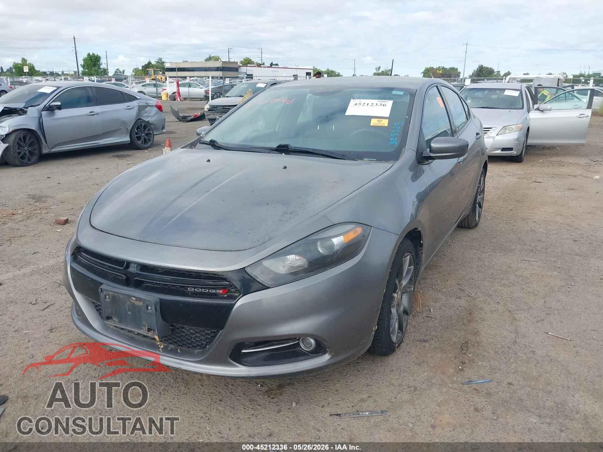 DODGE DART 2013 - 1C3CDFBA0DD325325