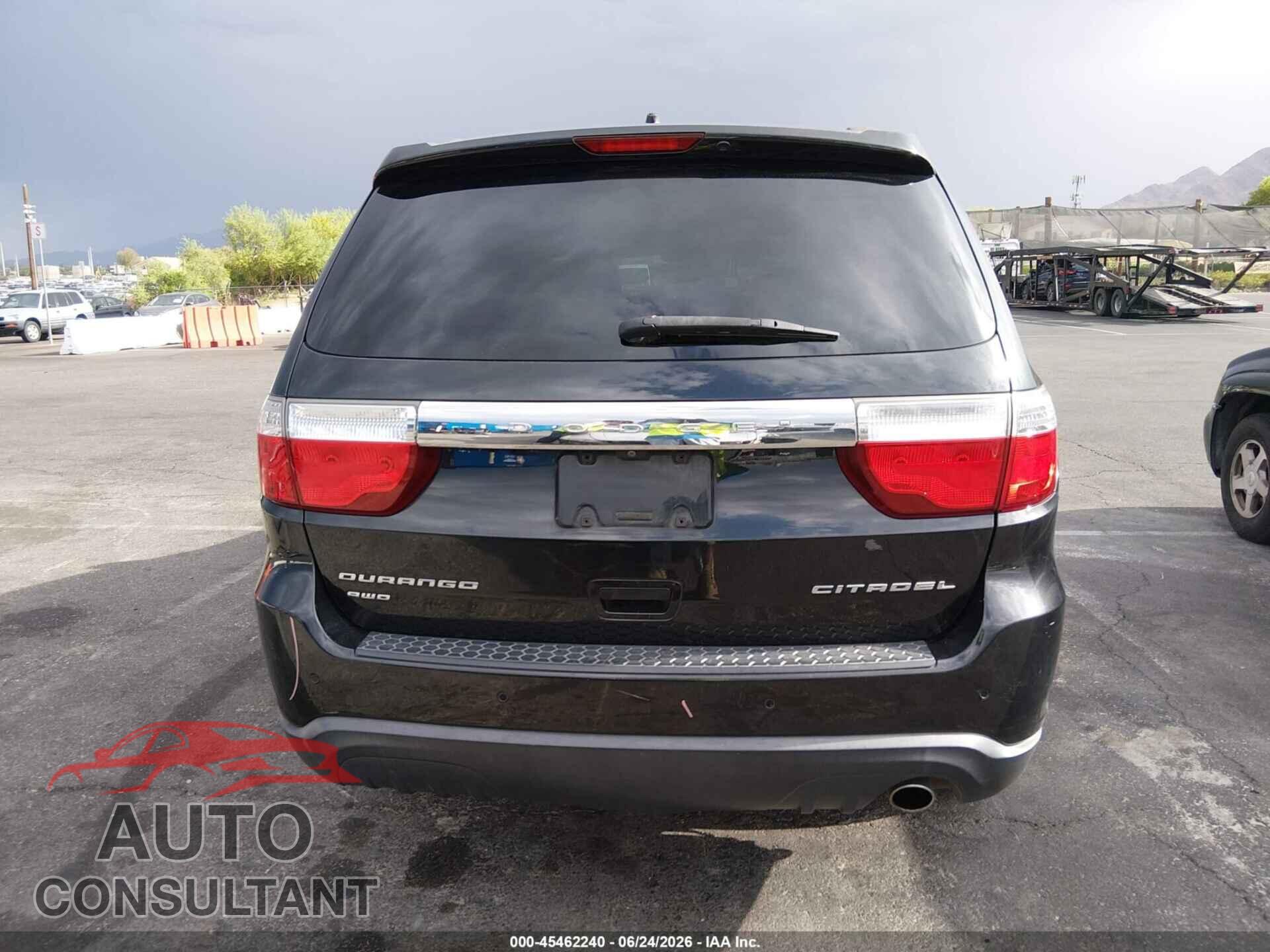 DODGE DURANGO 2012 - 1C4RDJEG9CC321108