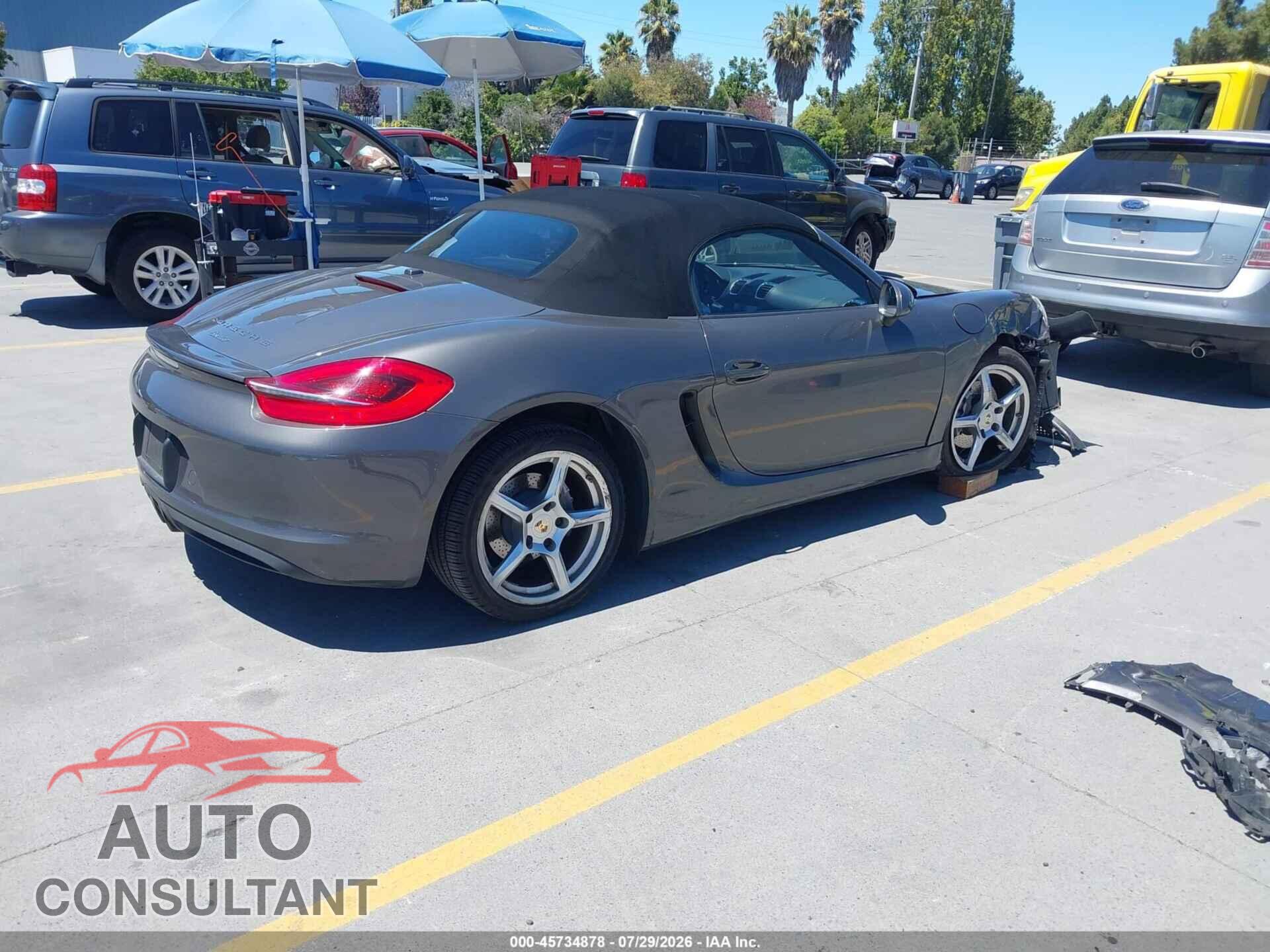 PORSCHE BOXSTER 2013 - WP0CA2A85DS112538