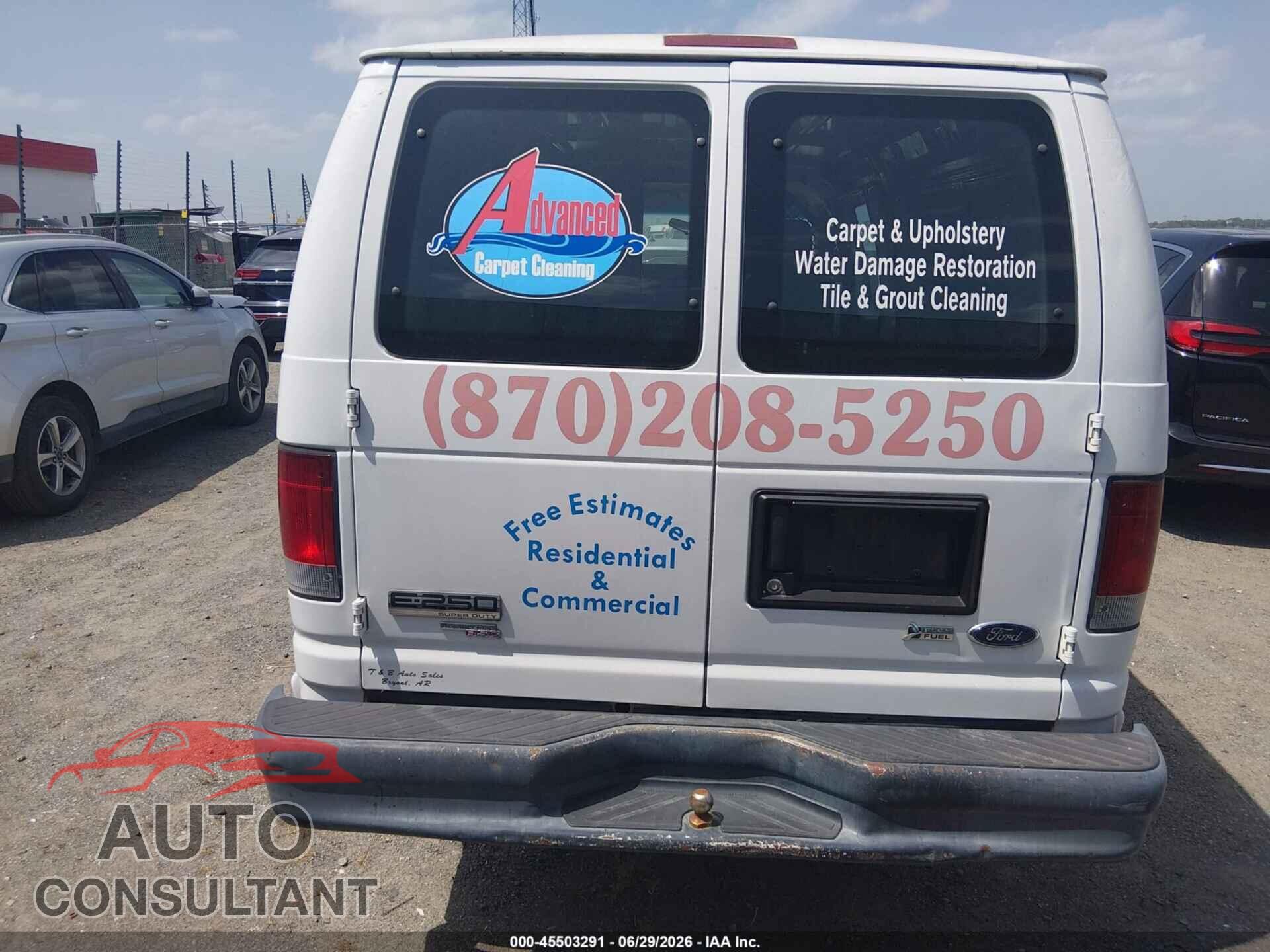 FORD E-250 2012 - 1FTNS2EL0CDA85496