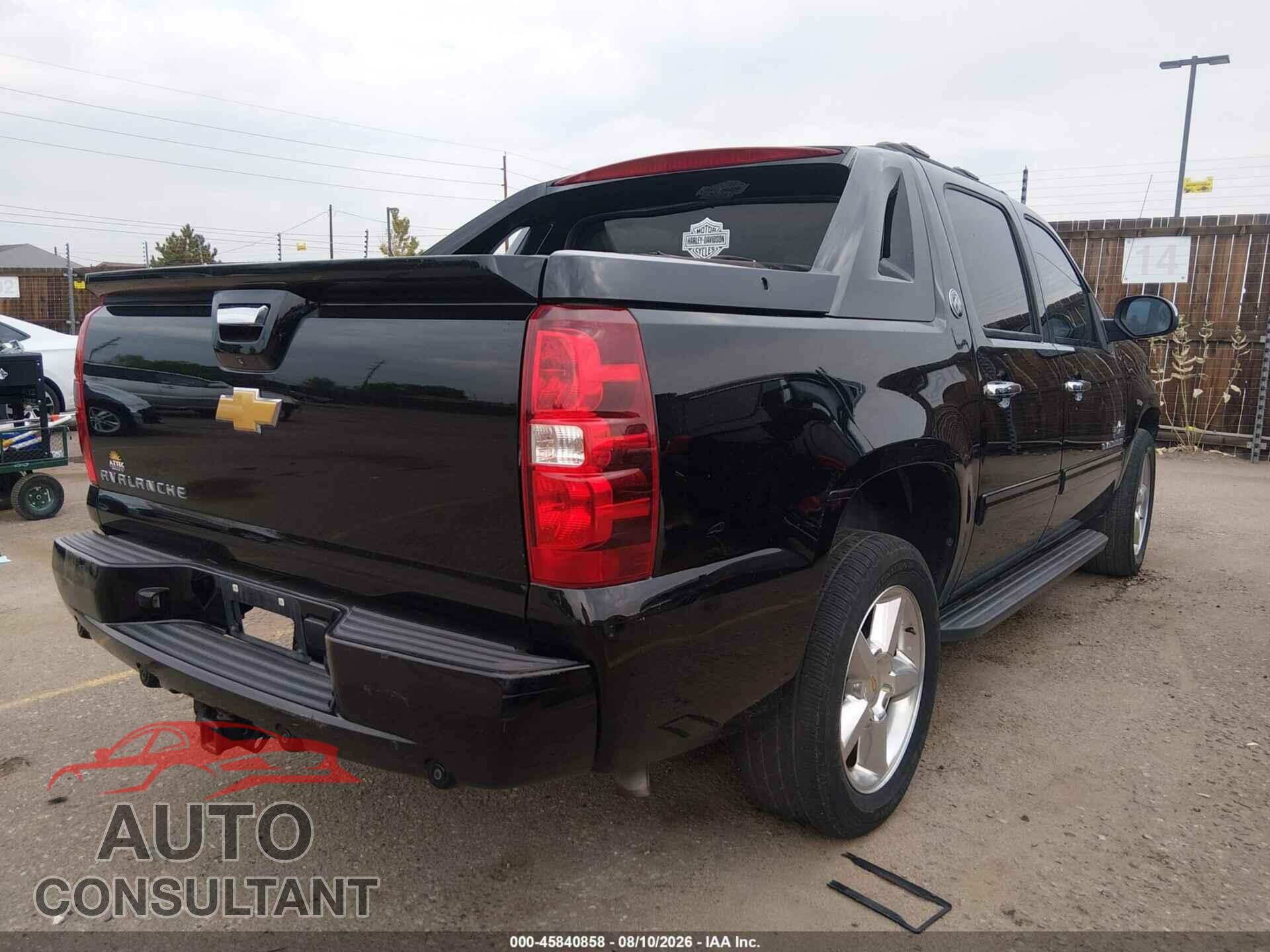 CHEVROLET AVALANCHE 2013 - 3GNMCFE09DG143154