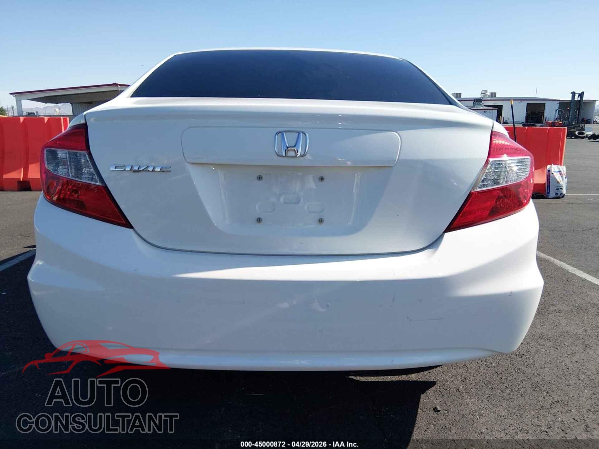 HONDA CIVIC 2012 - 2HGFB2F56CH587180