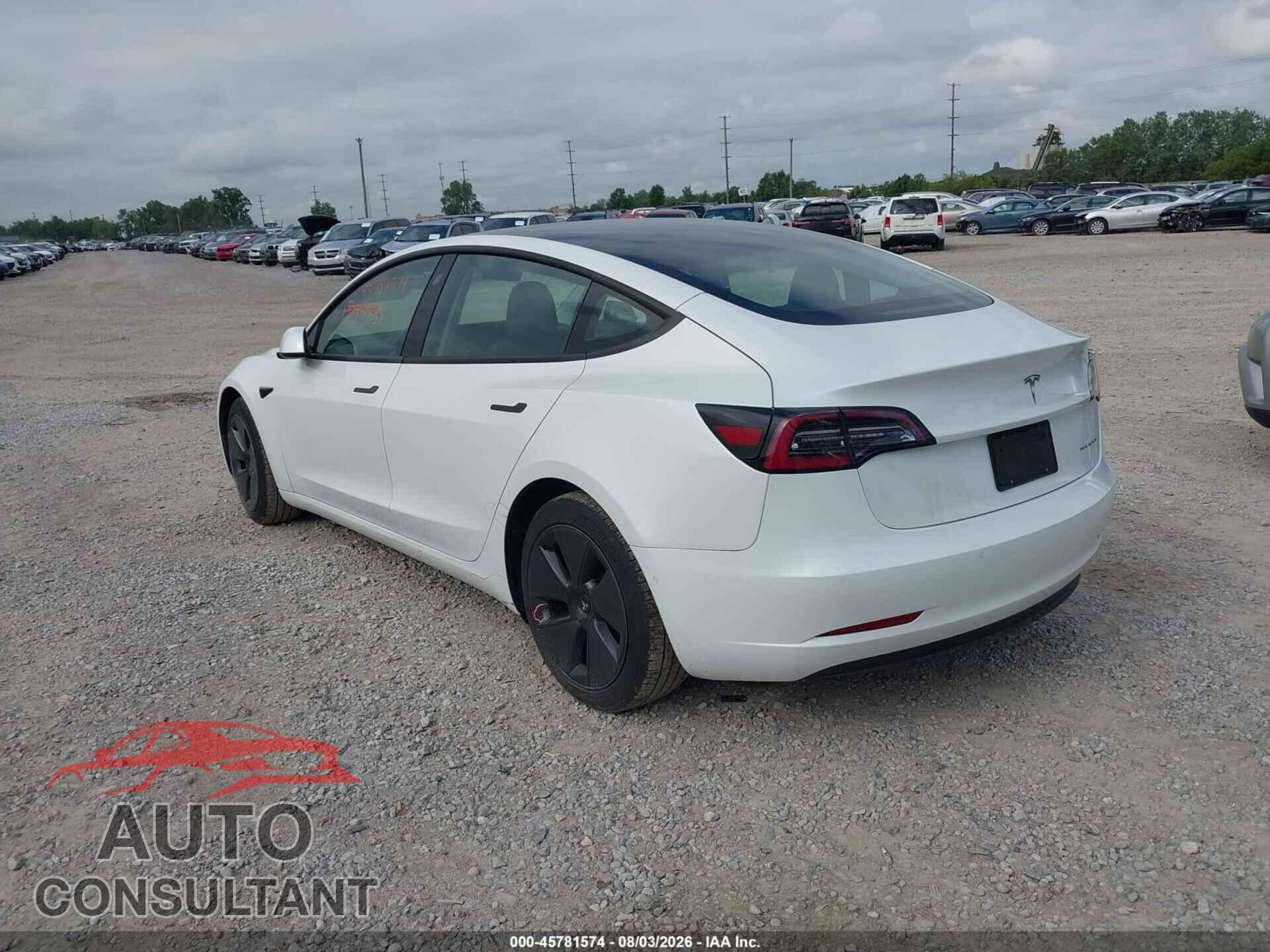 TESLA MODEL 3 2022 - 5YJ3E1EB6NF204096