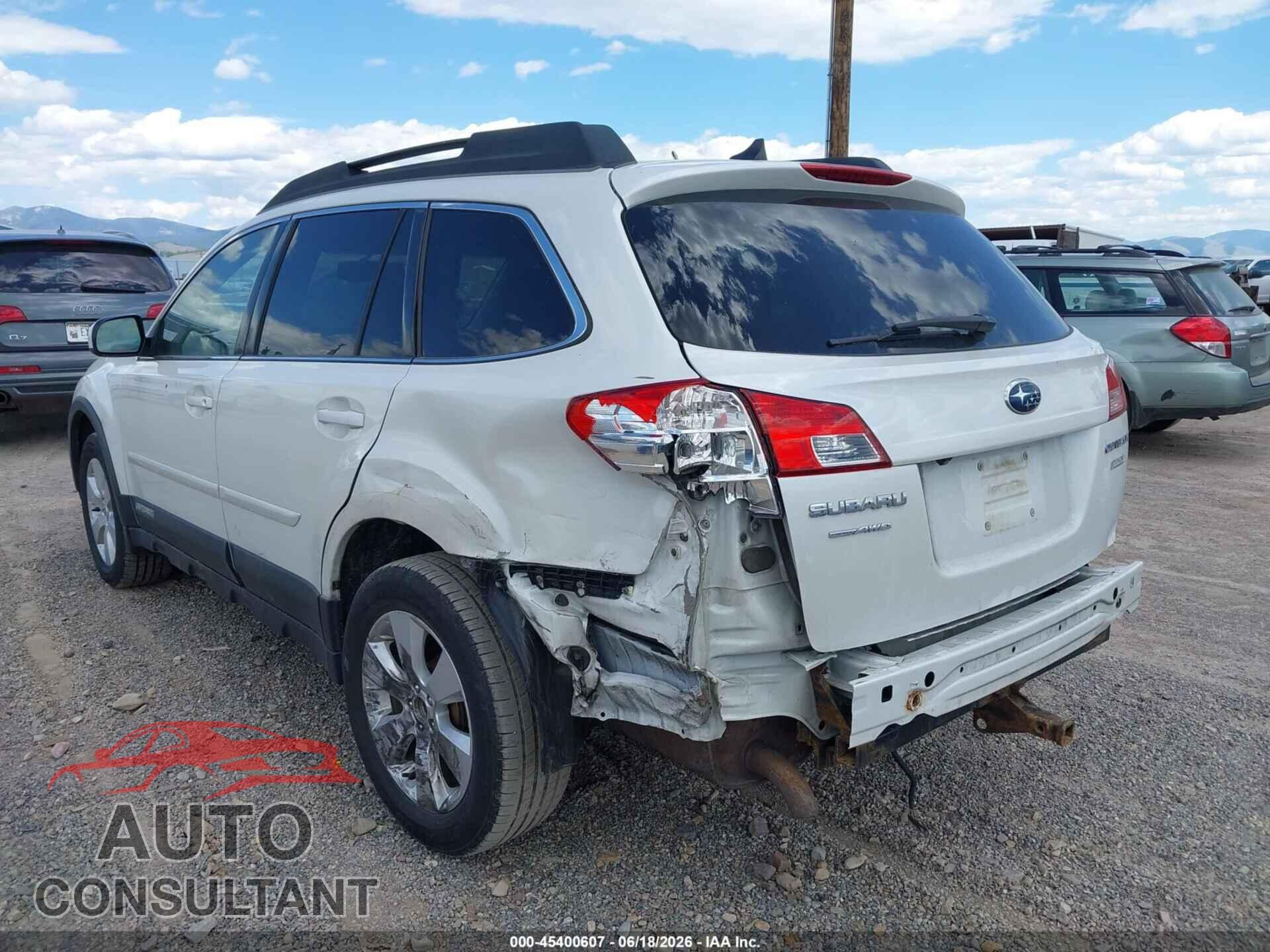 SUBARU OUTBACK 2012 - 4S4BRBLC9C3216735