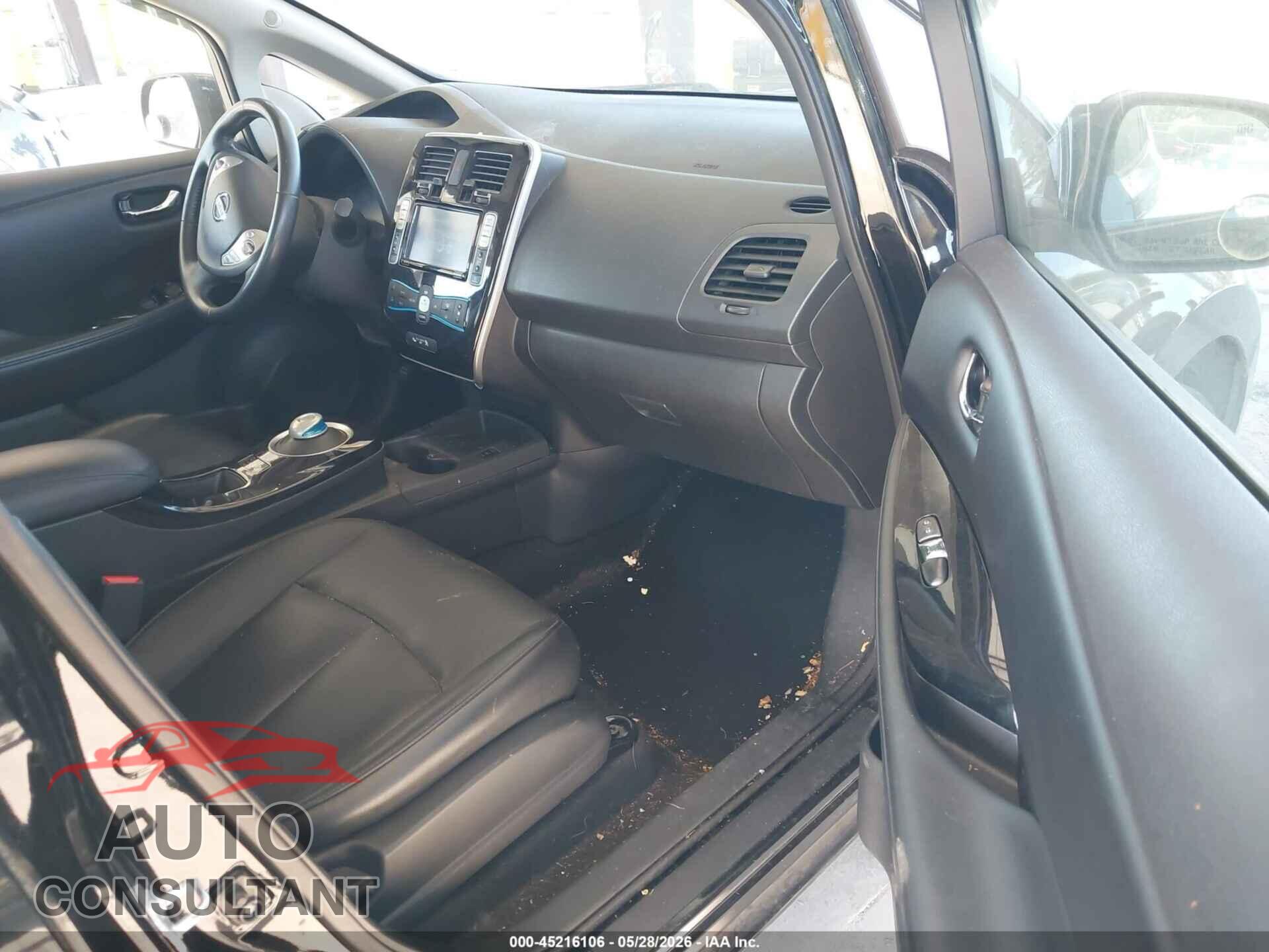 NISSAN LEAF 2016 - 1N4BZ0CPXGC309366