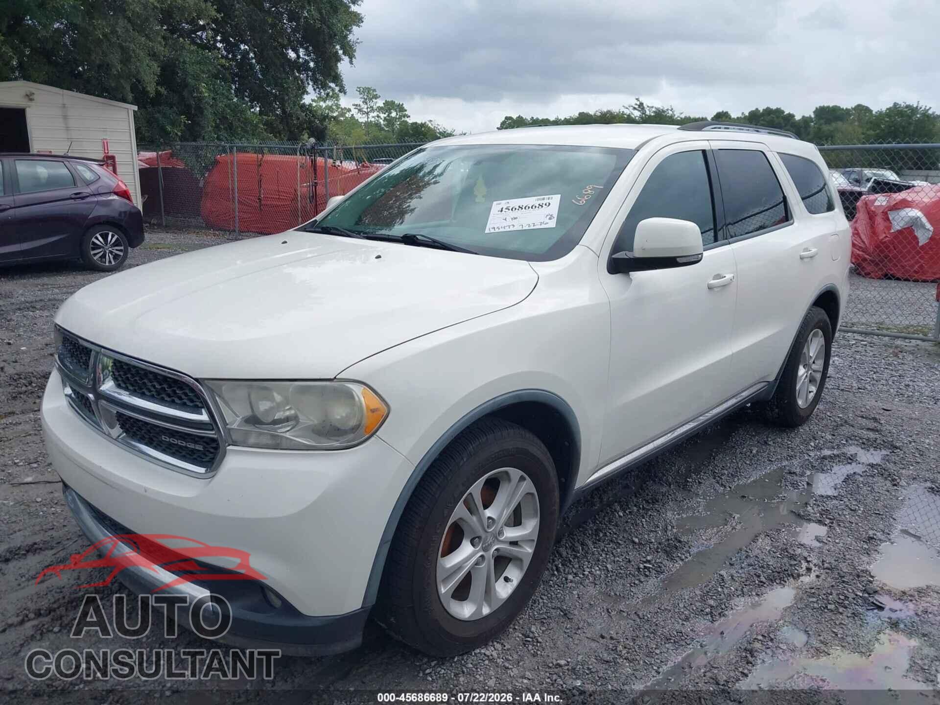 DODGE DURANGO 2011 - 1D4RE4GG6BC634596