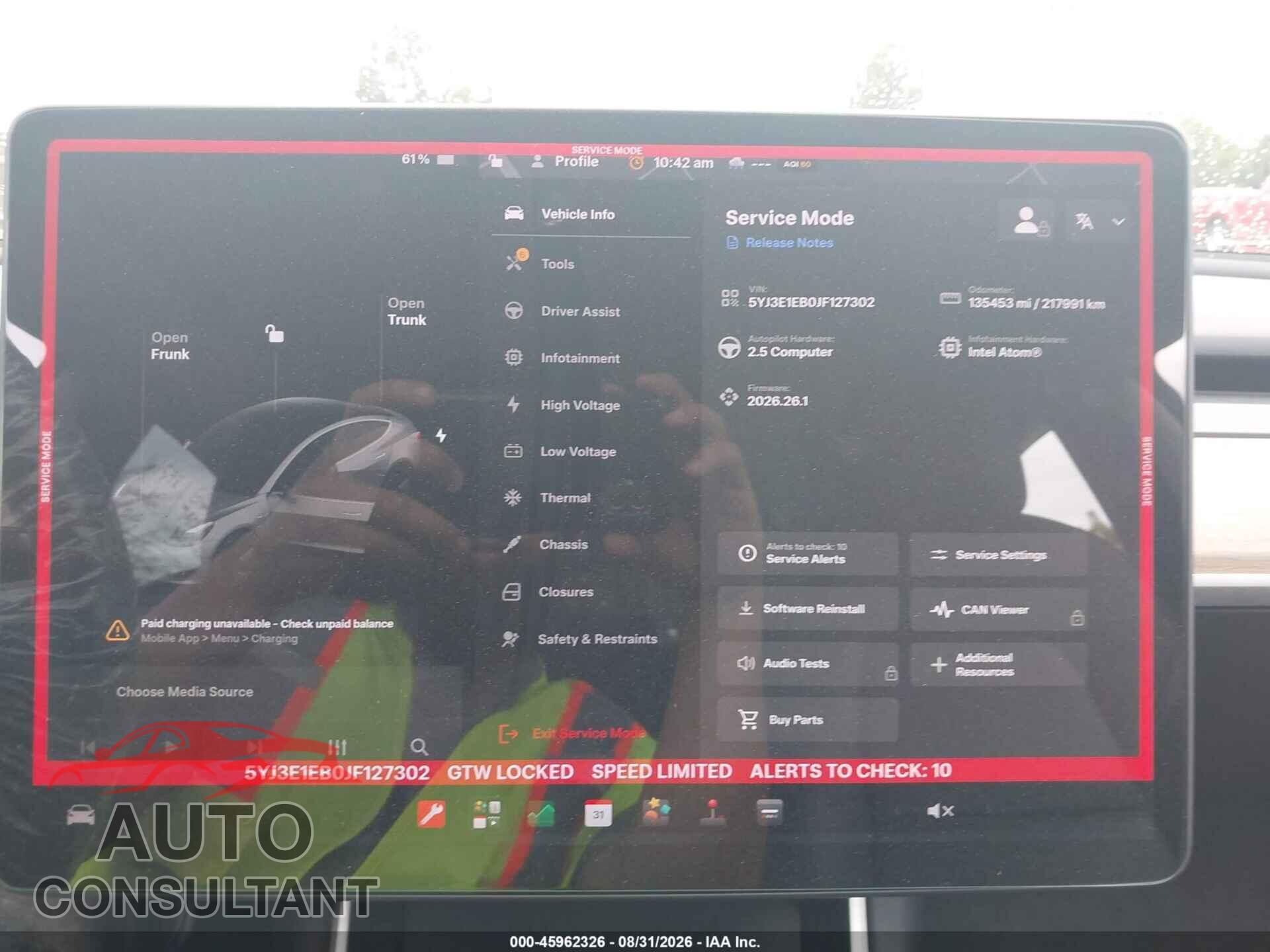 TESLA MODEL 3 2018 - 5YJ3E1EB0JF127302