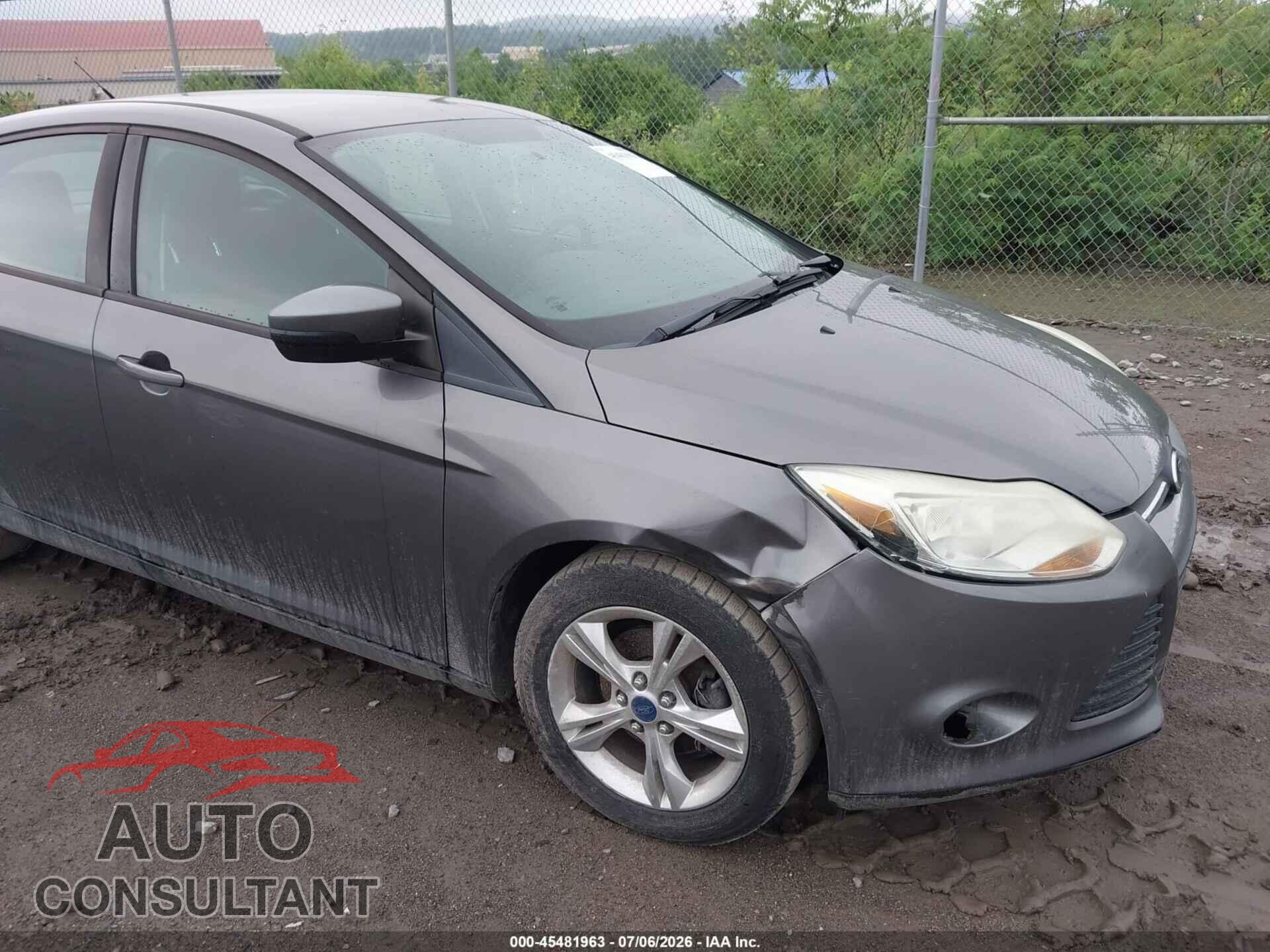 FORD FOCUS 2013 - 1FADP3F2XDL302817