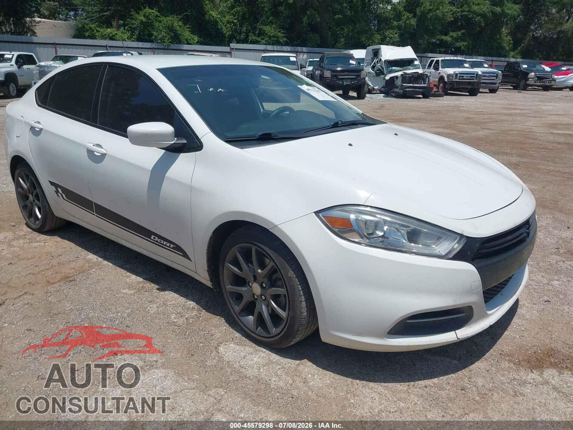 DODGE DART 2015 - 1C3CDFAA8FD378956