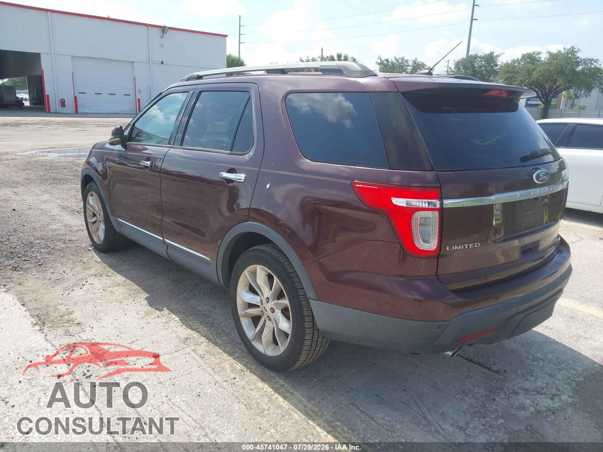 FORD EXPLORER 2012 - 1FMHK7F89CGA23819