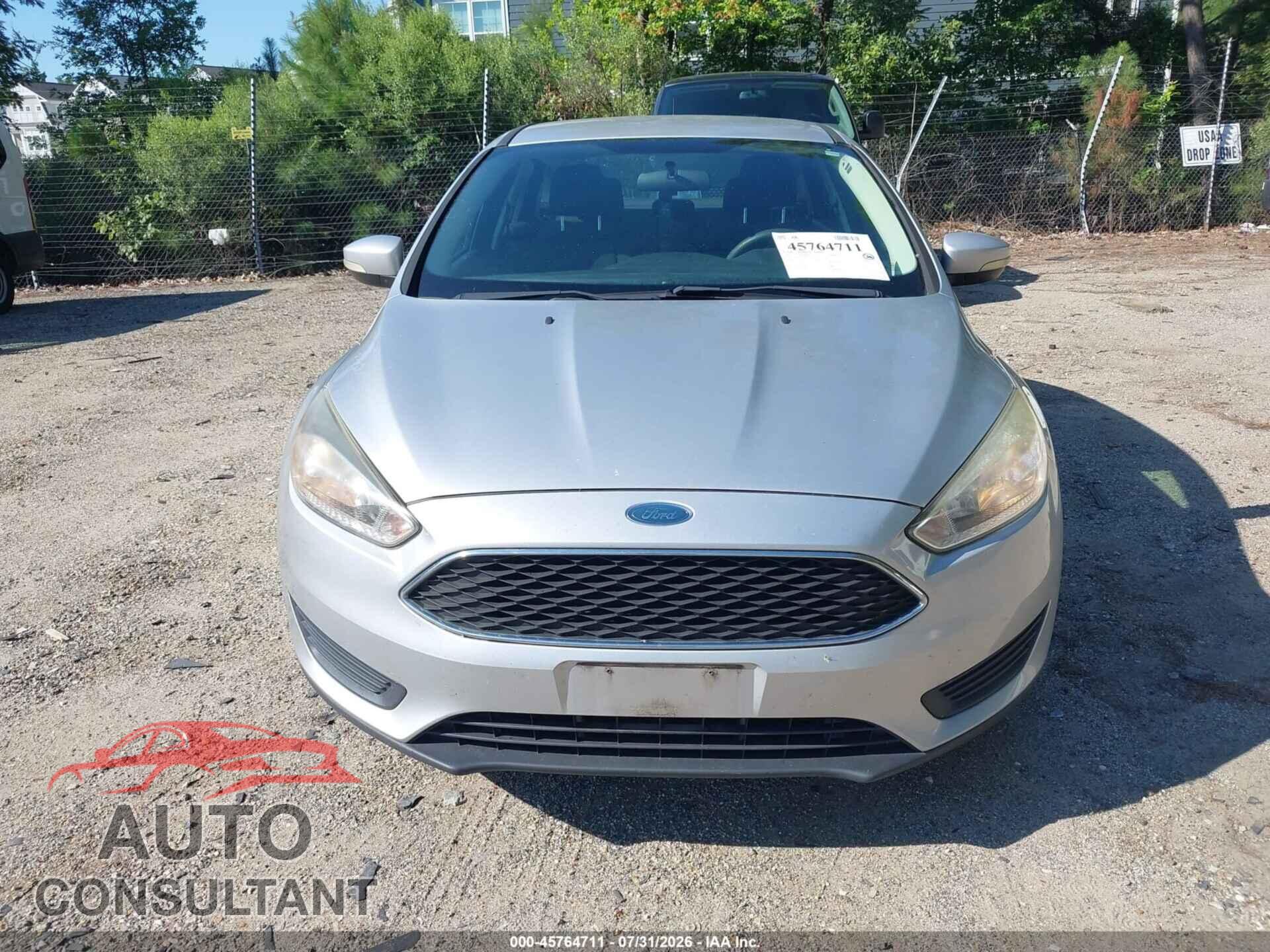 FORD FOCUS 2017 - 1FADP3F25HL315478