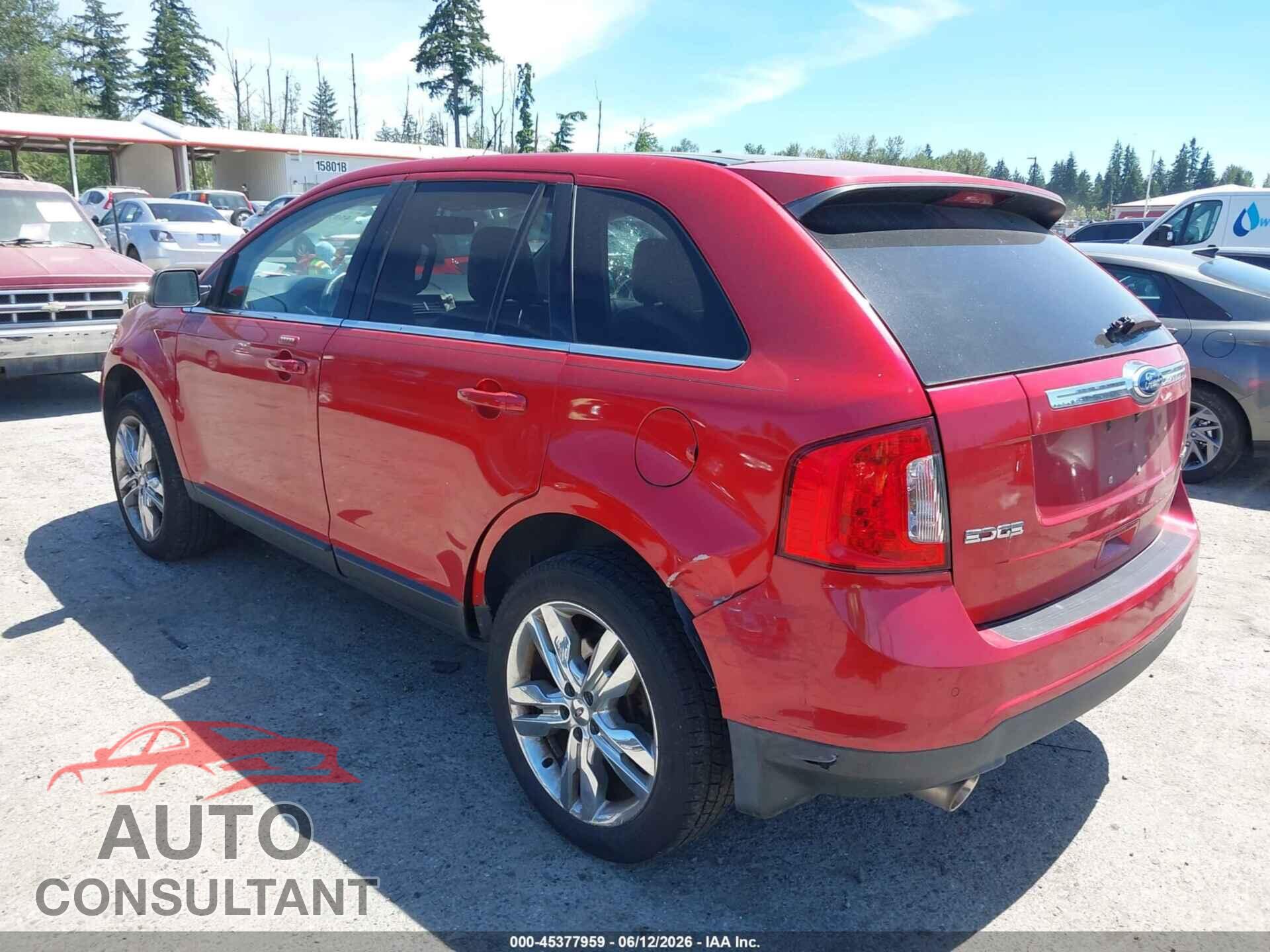 FORD EDGE 2012 - 2FMDK3KC8CBA41043