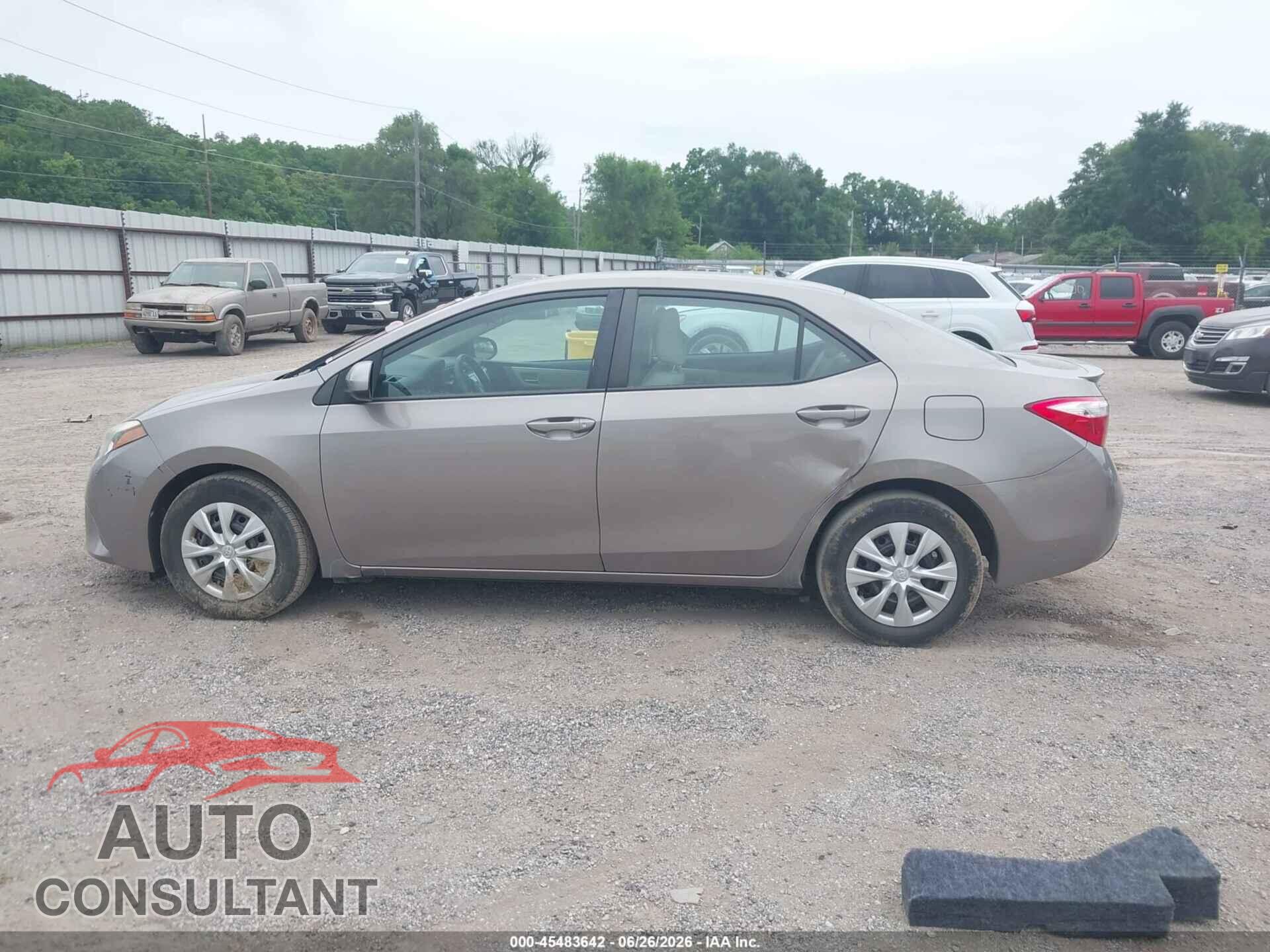 TOYOTA COROLLA 2014 - 5YFBPRHE0EP075285