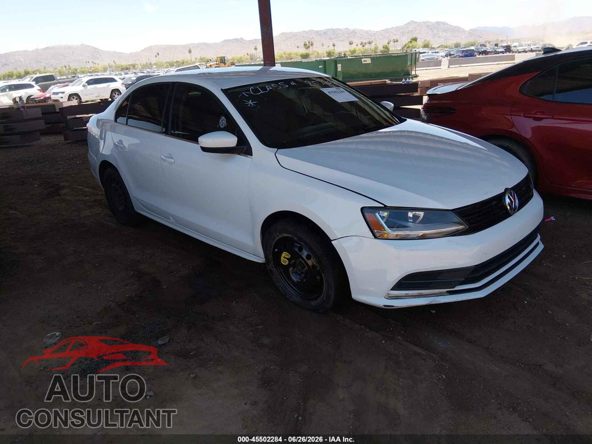 VOLKSWAGEN JETTA 2017 - 3VW2B7AJ9HM399869