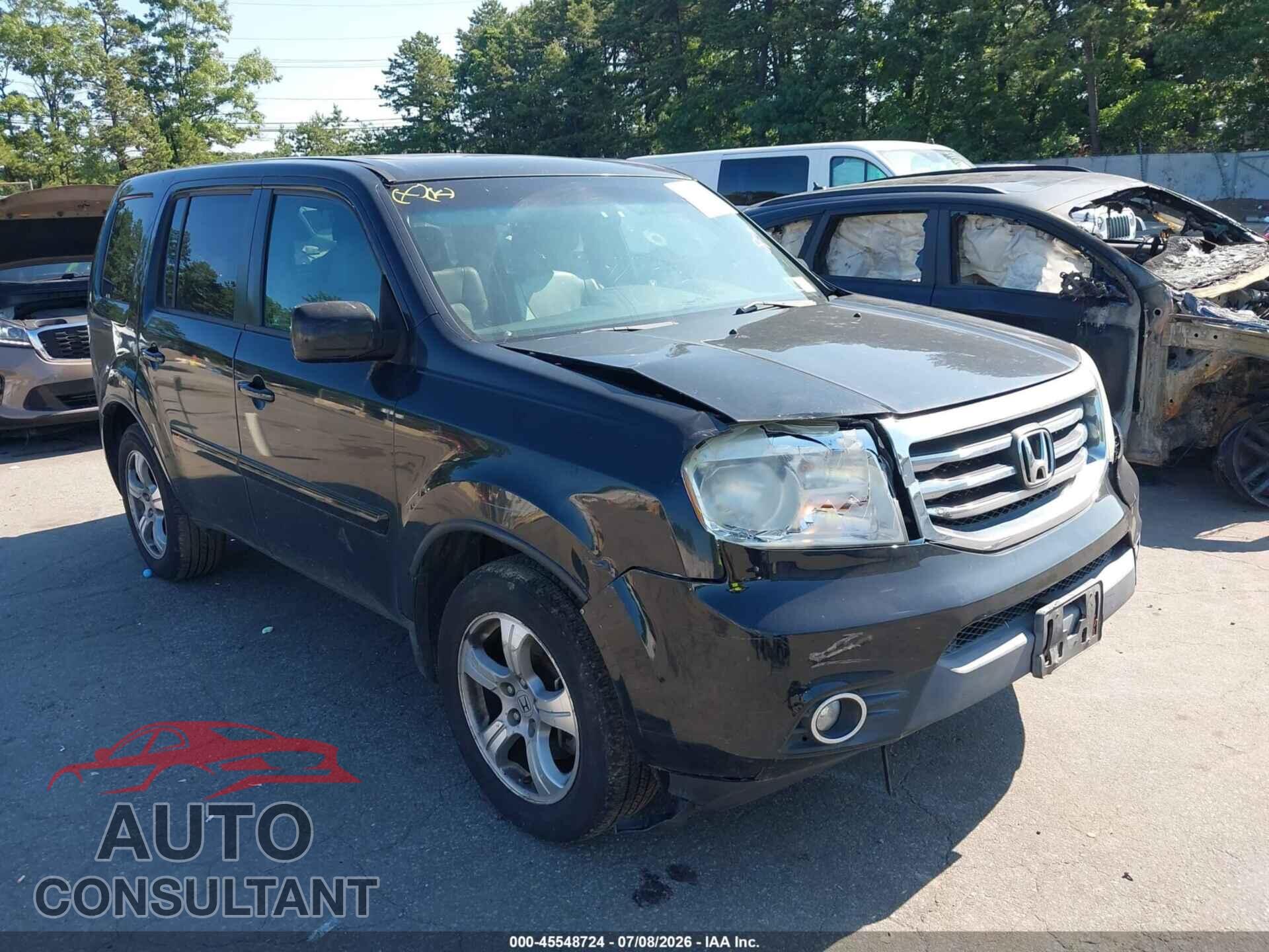 HONDA PILOT 2012 - 5FNYF4H50CB032073