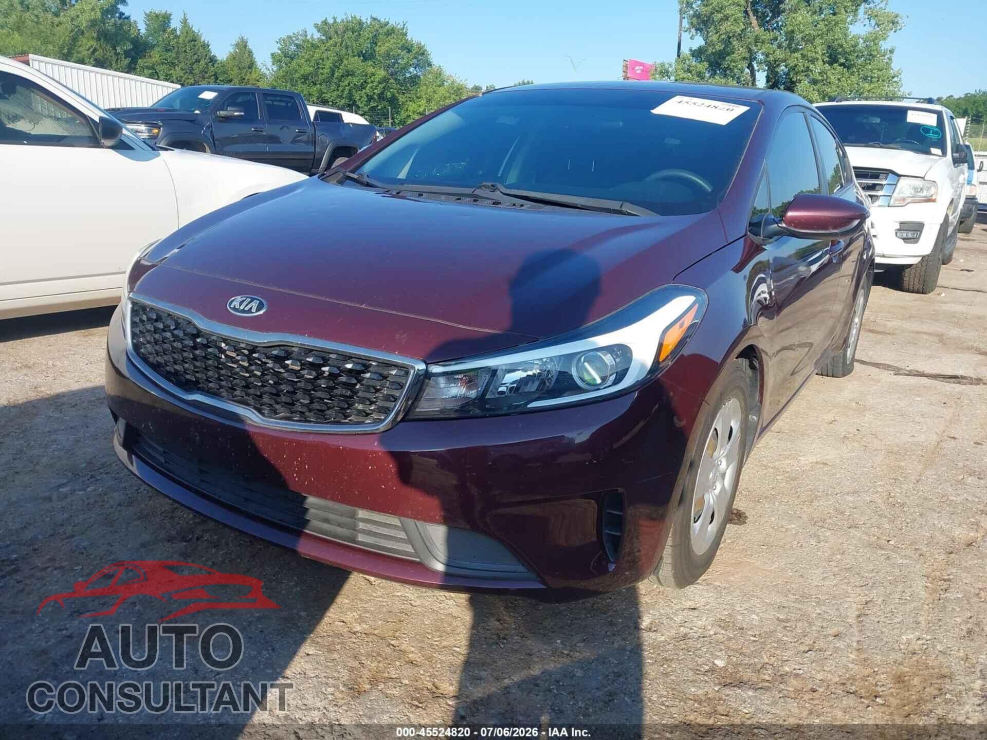 KIA FORTE 2017 - 3KPFK4A77HE122719