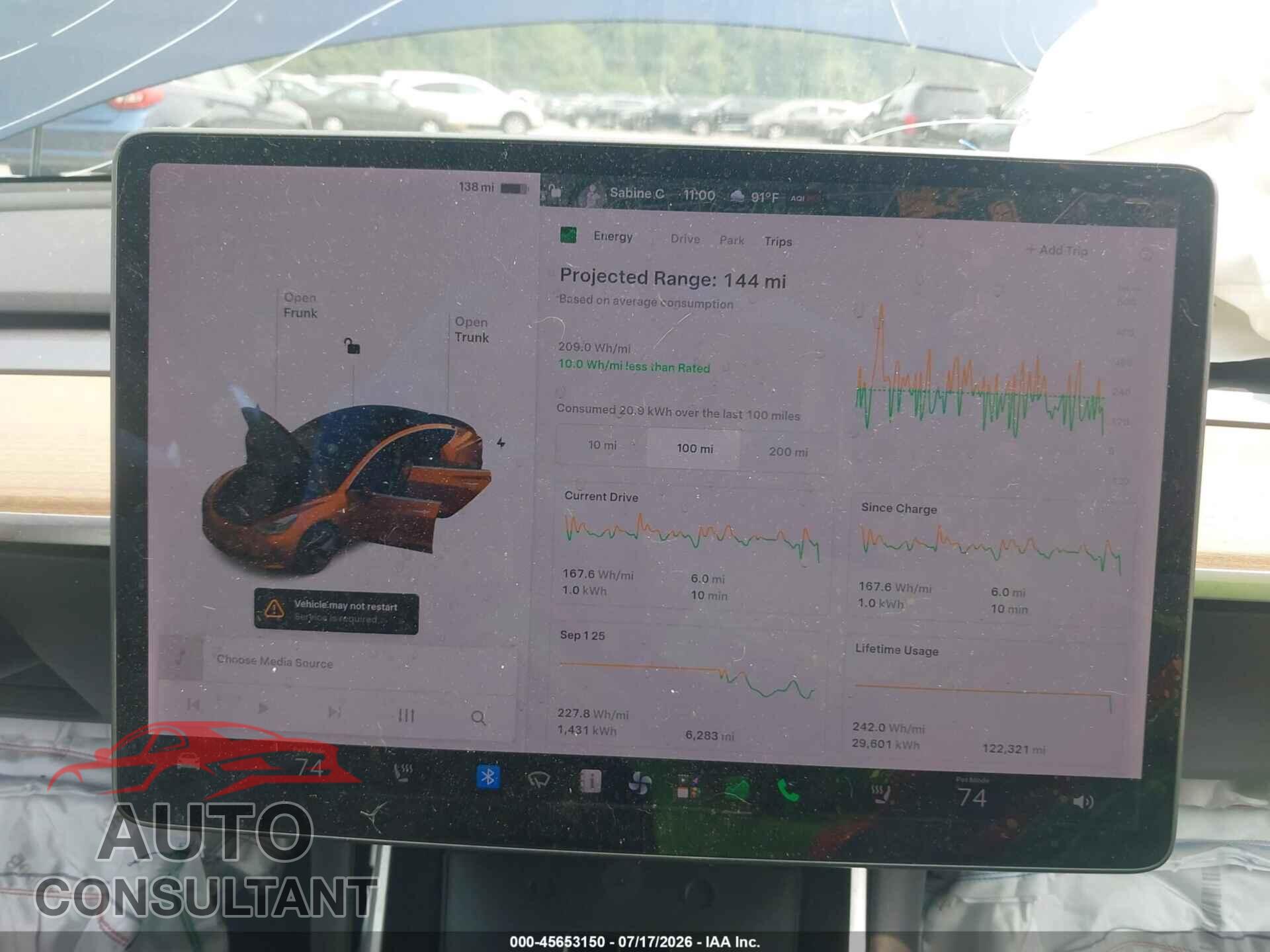 TESLA MODEL 3 2019 - 5YJ3E1EA9KF425890