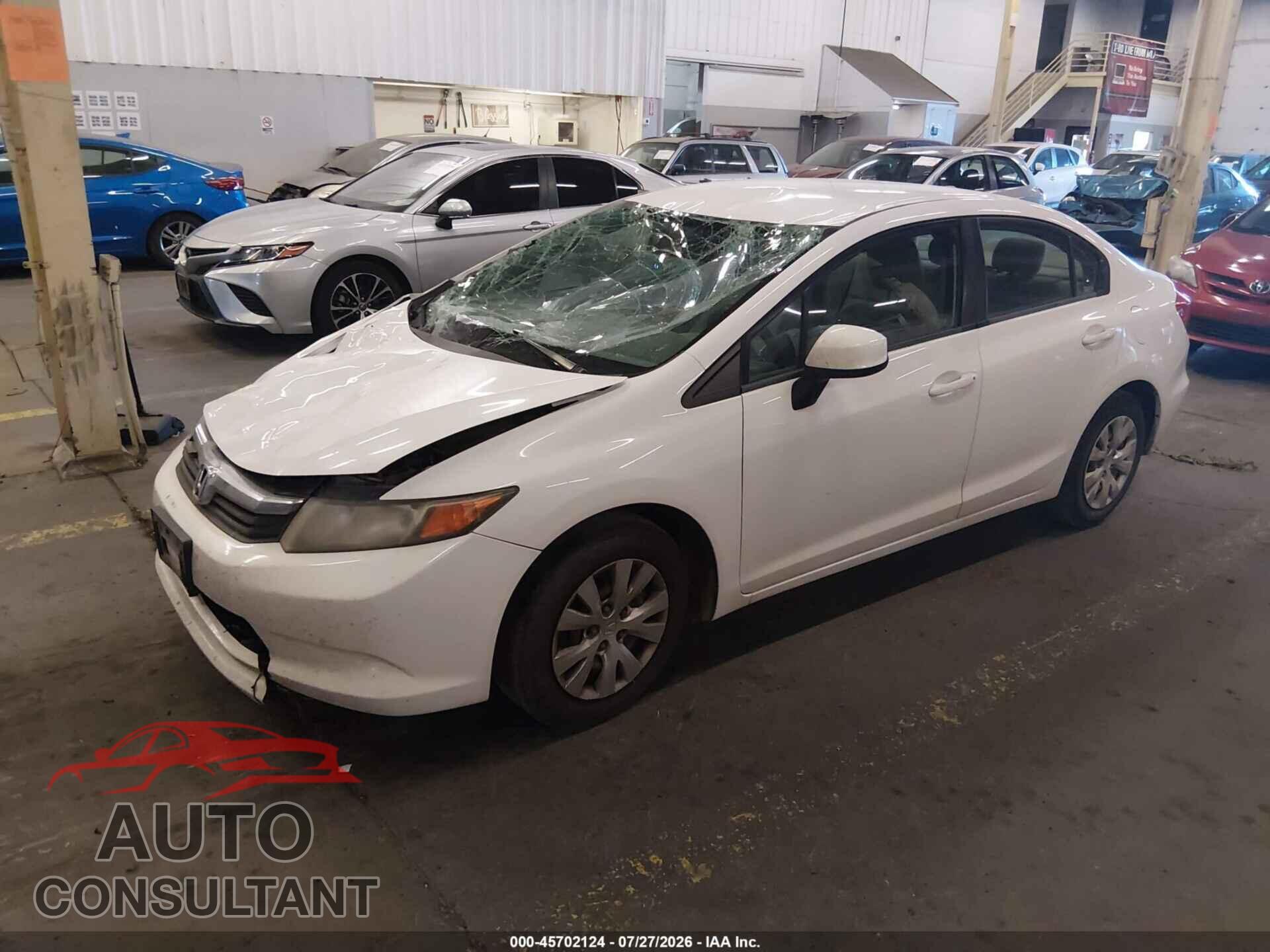HONDA CIVIC 2012 - 19XFB2E50CE057797