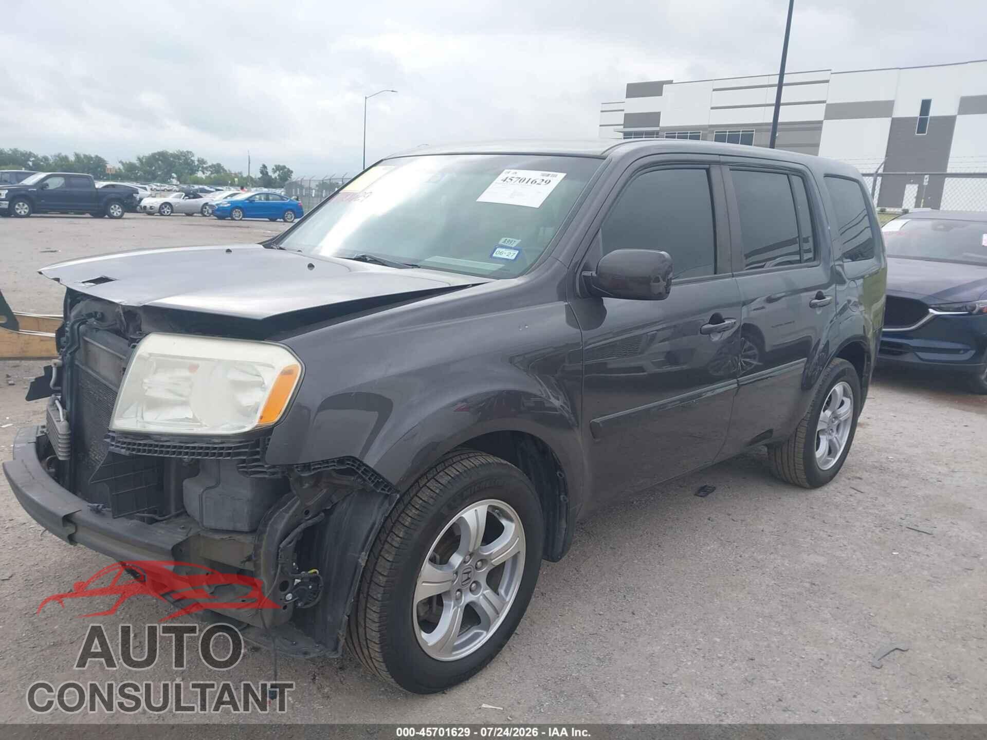 HONDA PILOT 2012 - 5FNYF4H59CB070675