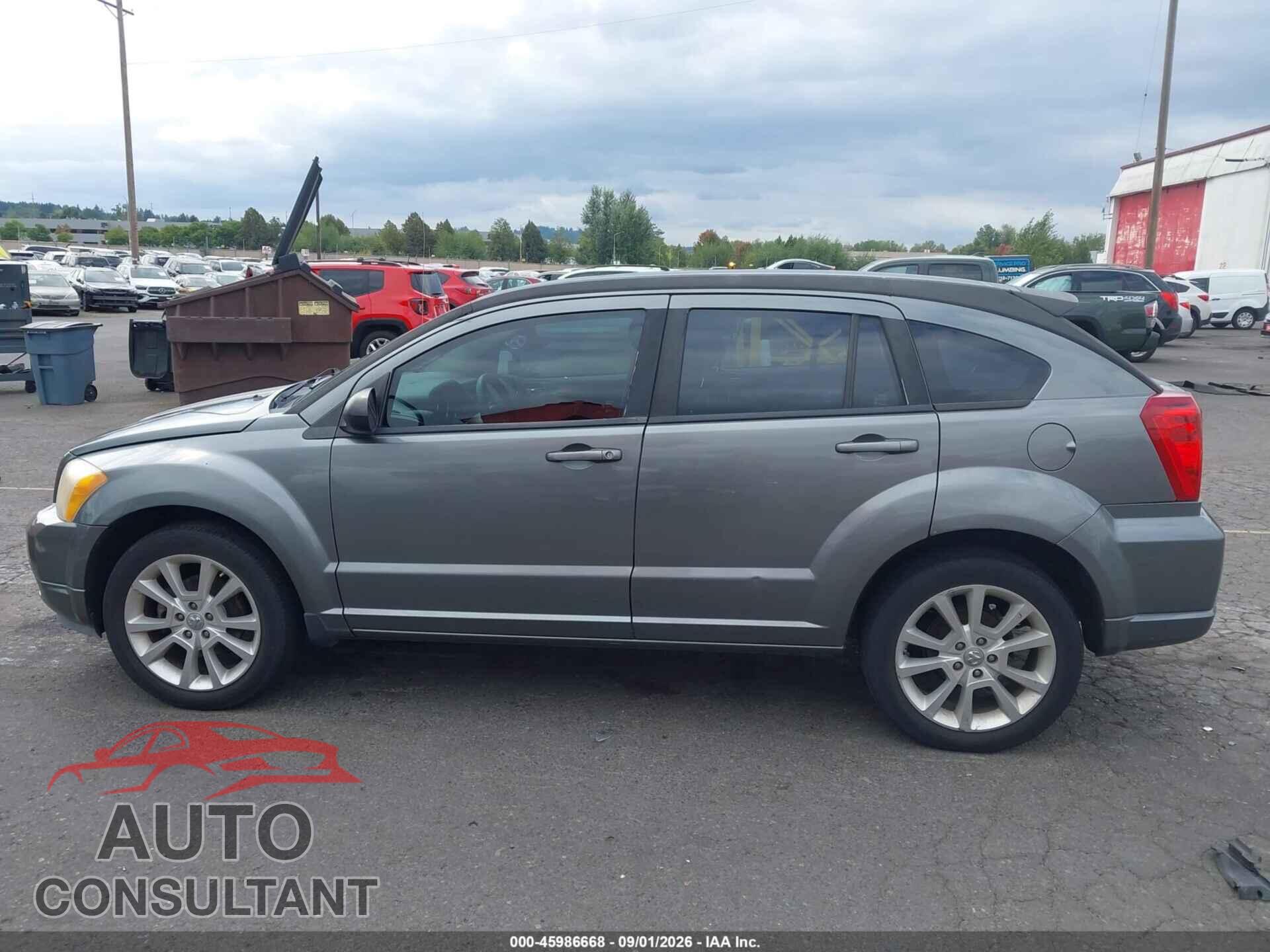 DODGE CALIBER 2012 - 1C3CDWEA9CD530927