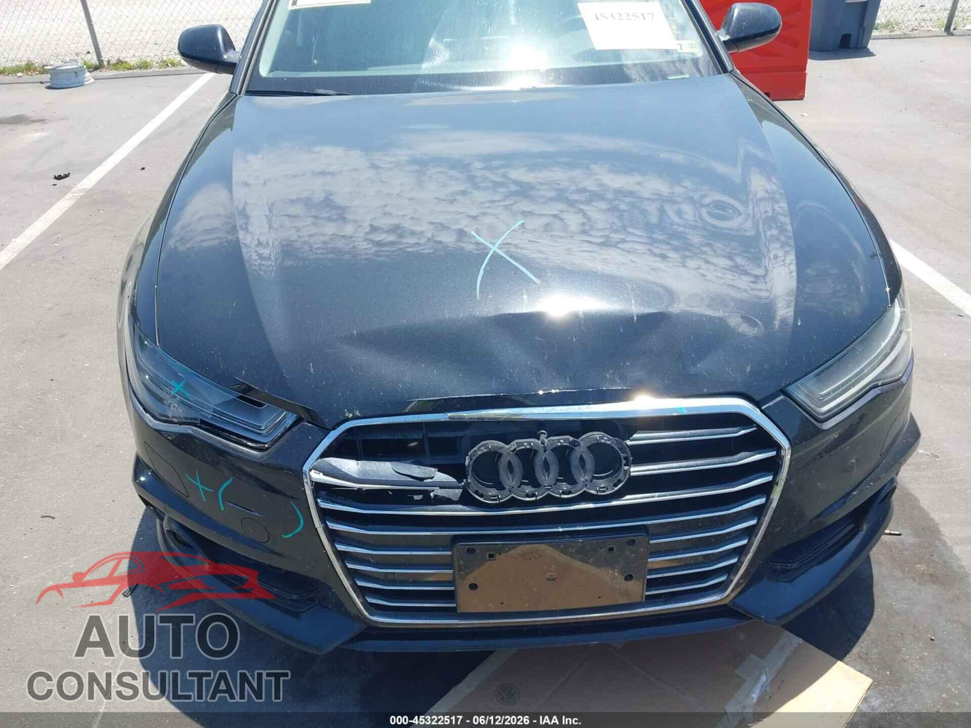 AUDI A6 2018 - WAUG3AFC8JN006398