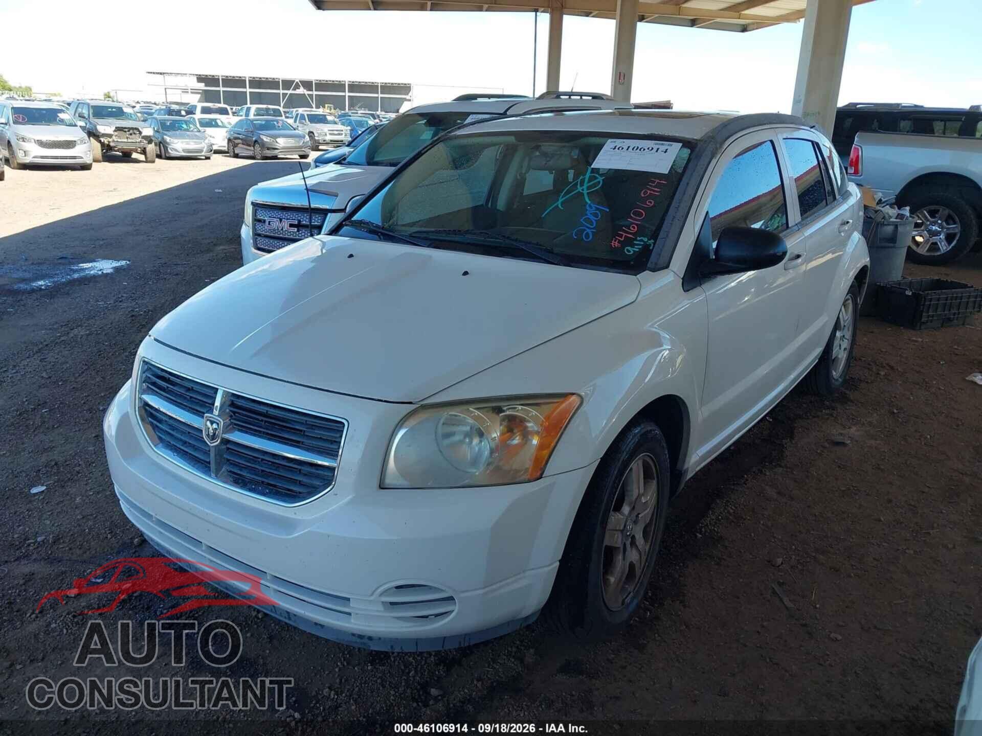 DODGE CALIBER 2009 - 1B3HB48A49D108095
