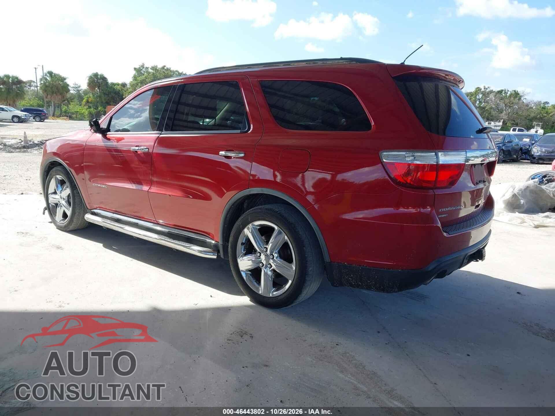 DODGE DURANGO 2011 - 1D4SE5GT2BC689017
