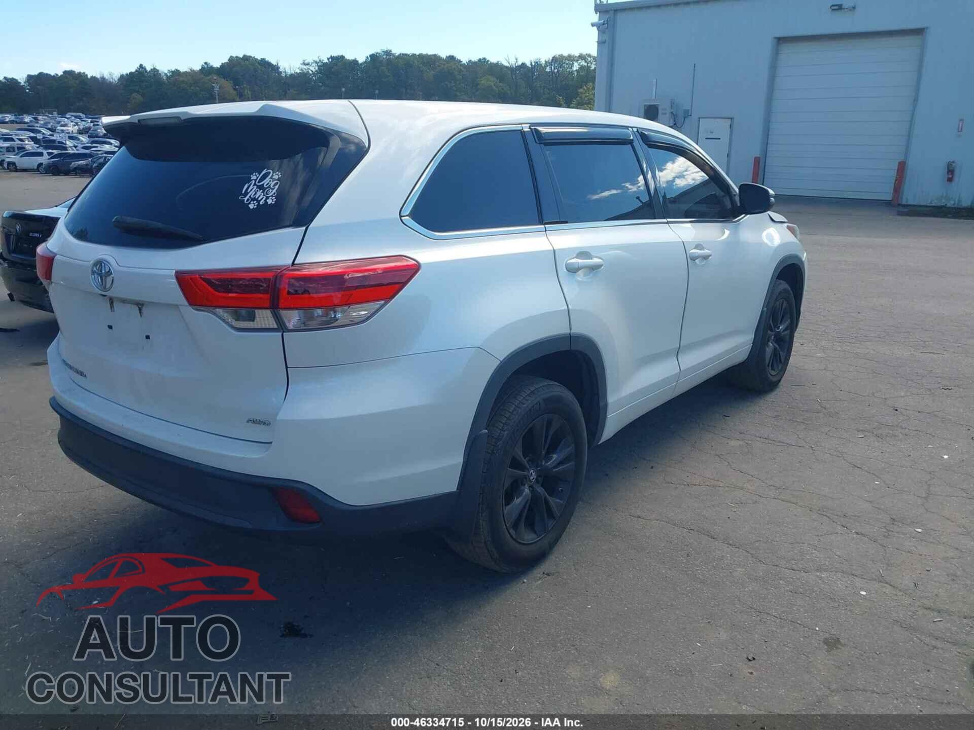 TOYOTA HIGHLANDER 2017 - 5TDBZRFH2HS477523