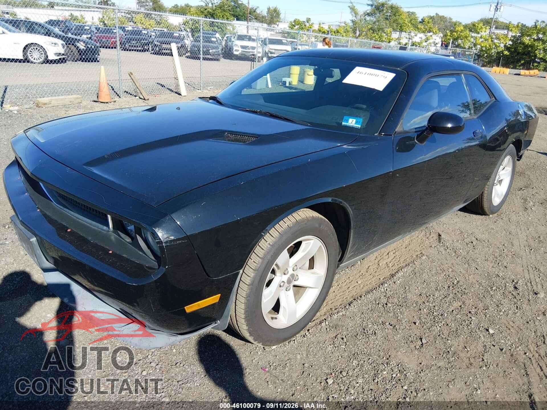 DODGE CHALLENGER 2012 - 2C3CDYAG8CH290827