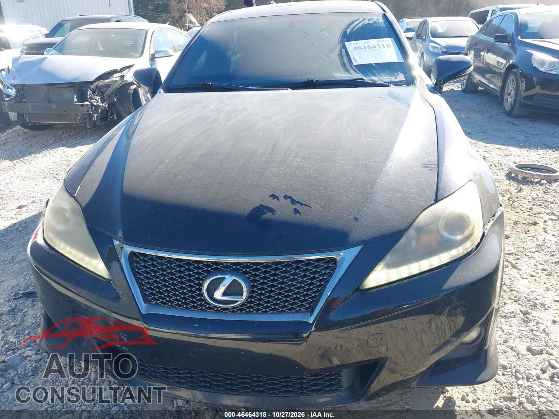 LEXUS IS 250 2012 - JTHBF5C20C5174609