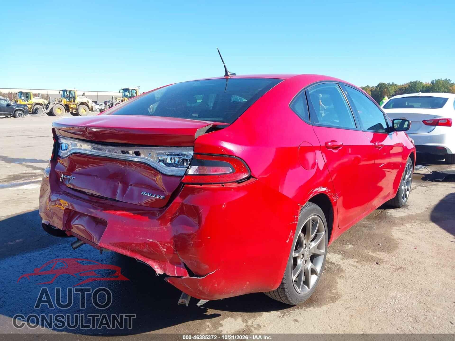 DODGE DART 2013 - 1C3CDFBA1DD341050