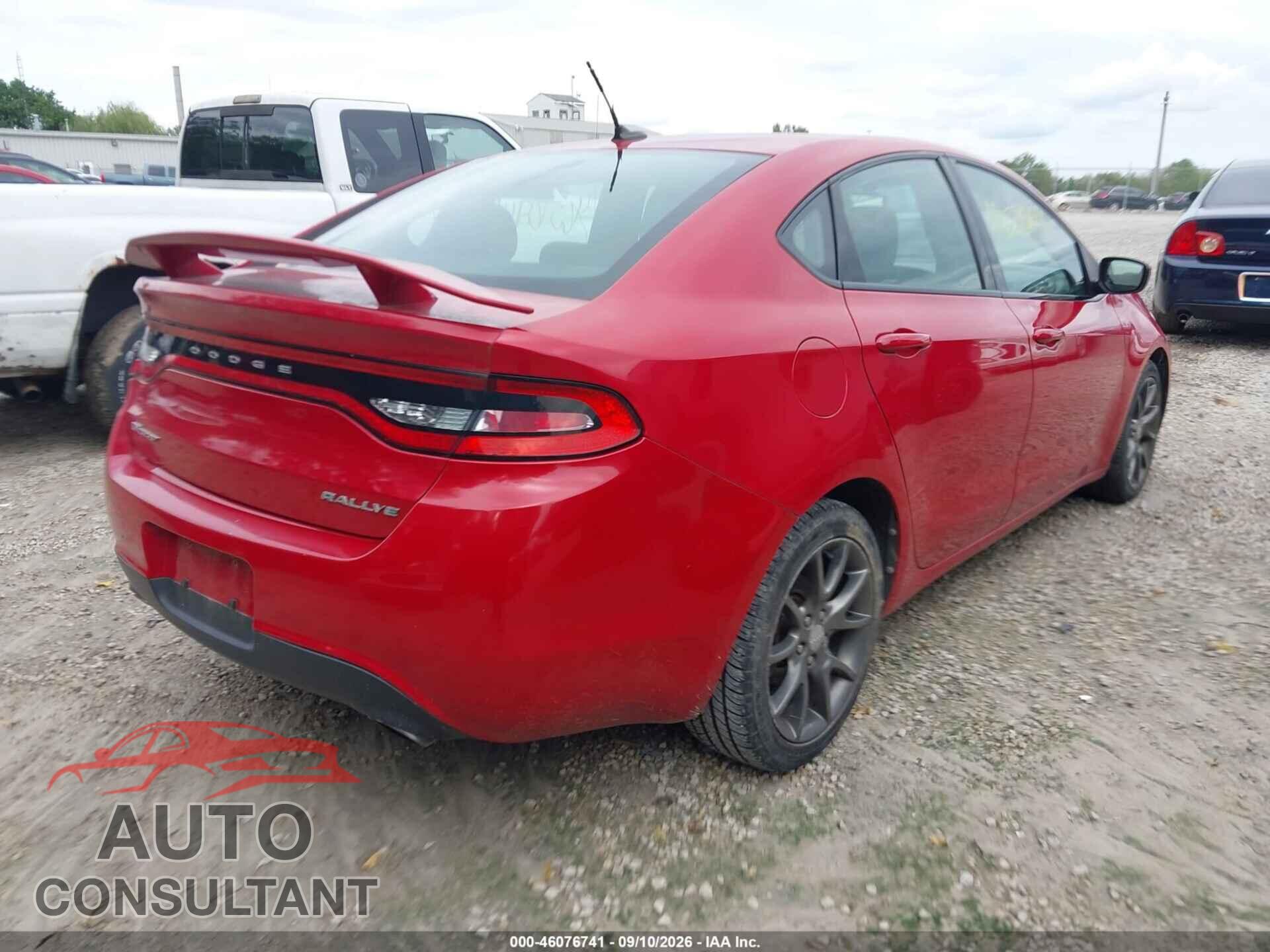 DODGE DART 2013 - 1C3CDFBAXDD181993