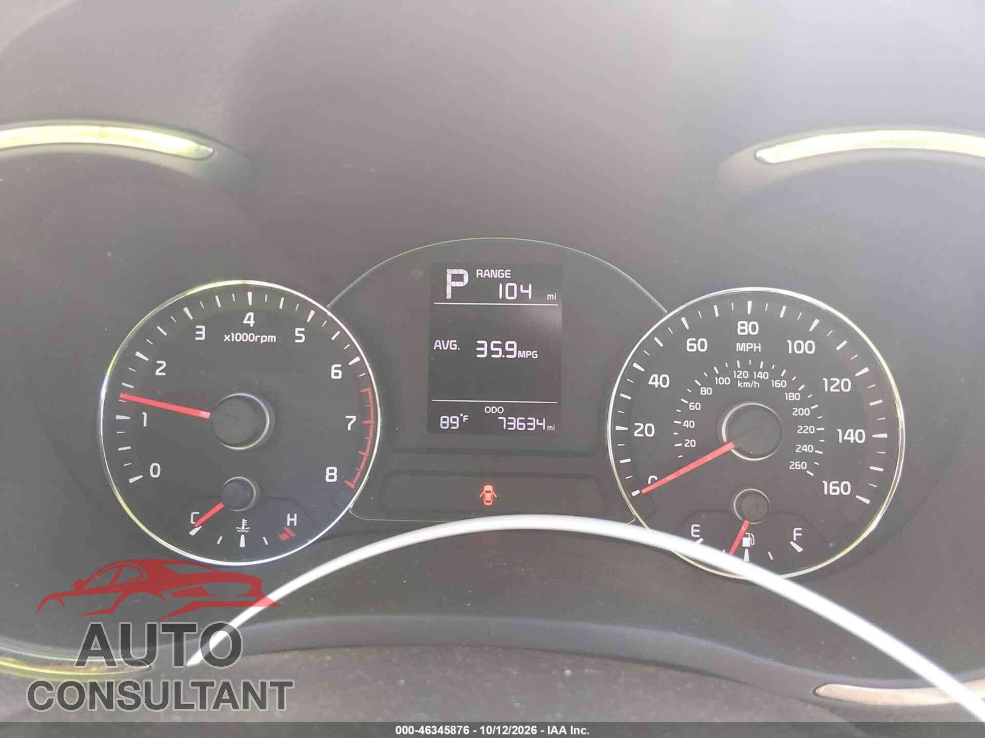KIA FORTE 2017 - 3KPFK4A74HE061149