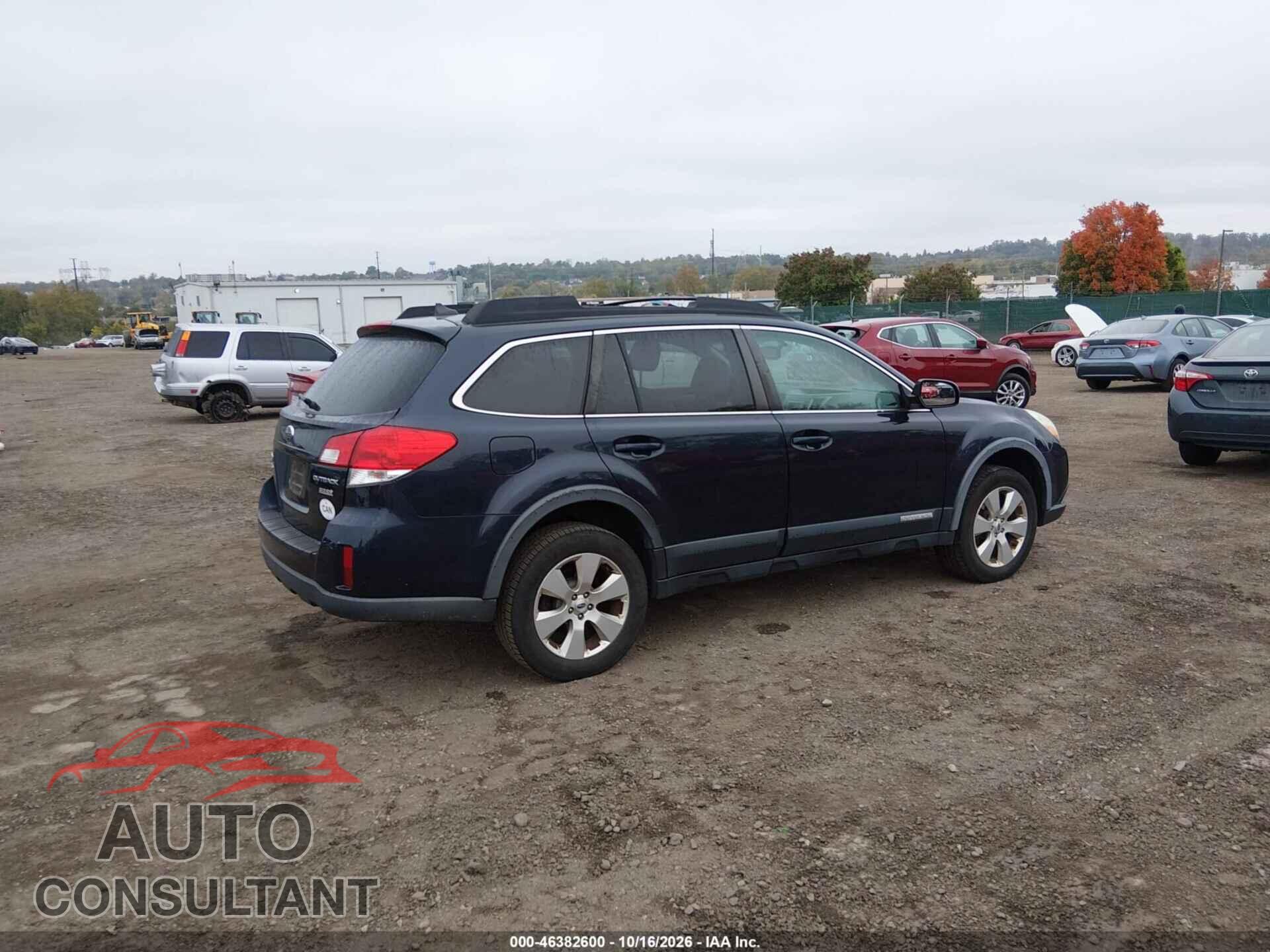 SUBARU OUTBACK 2012 - 4S4BRBKC4C3238207
