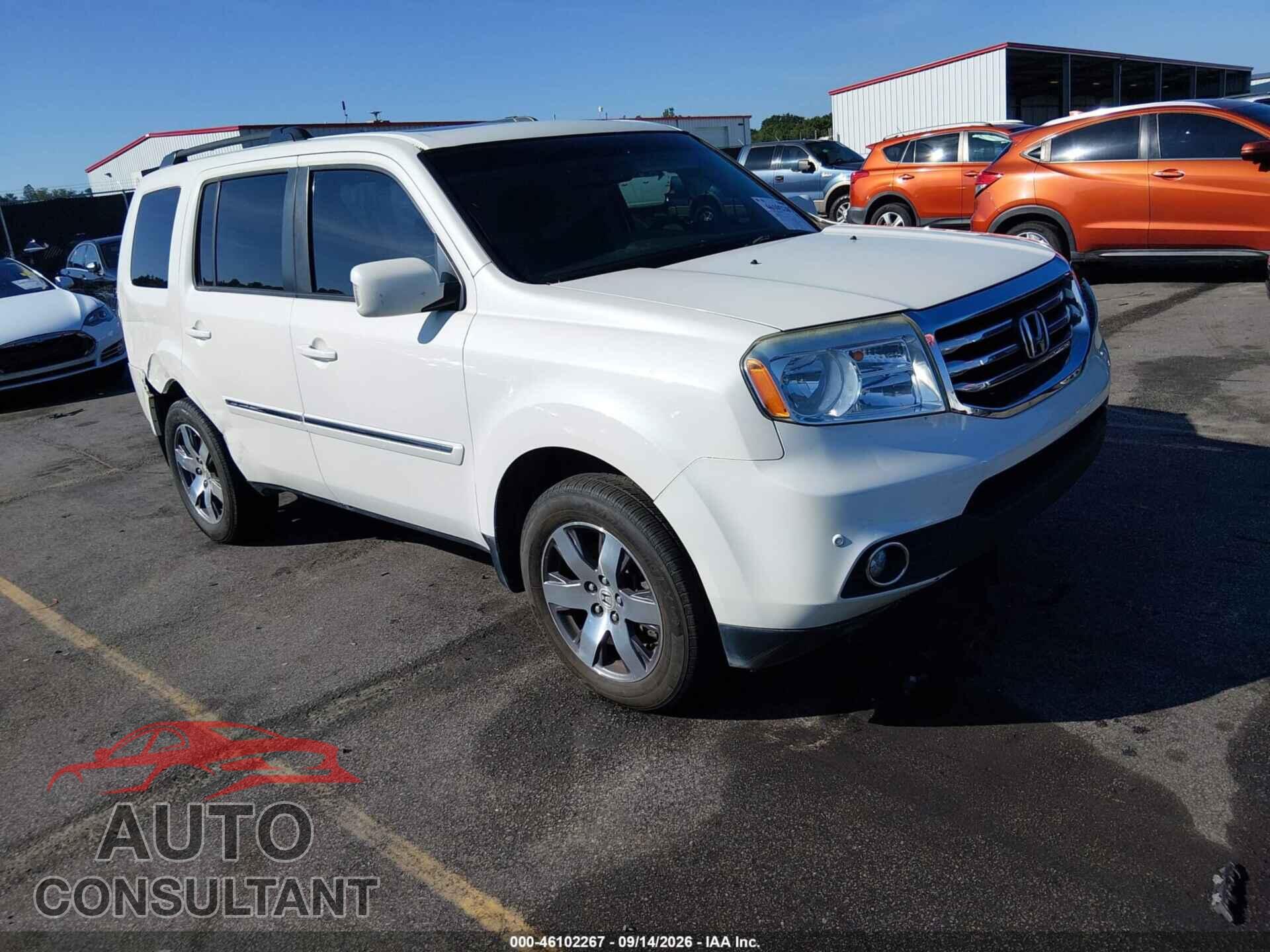 HONDA PILOT 2012 - 5FNYF3H90CB012533