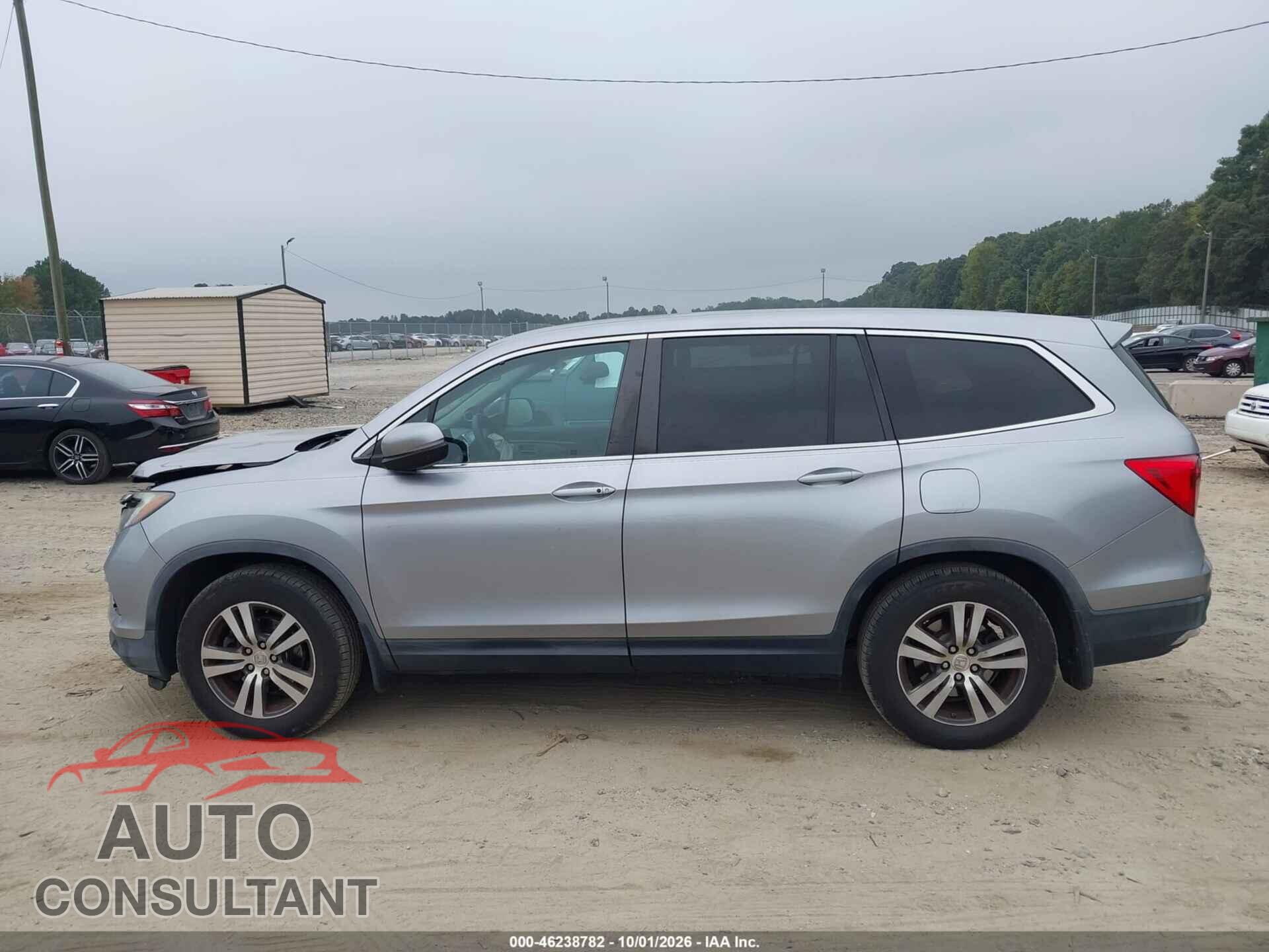 HONDA PILOT 2017 - 5FNYF5H36HB014236