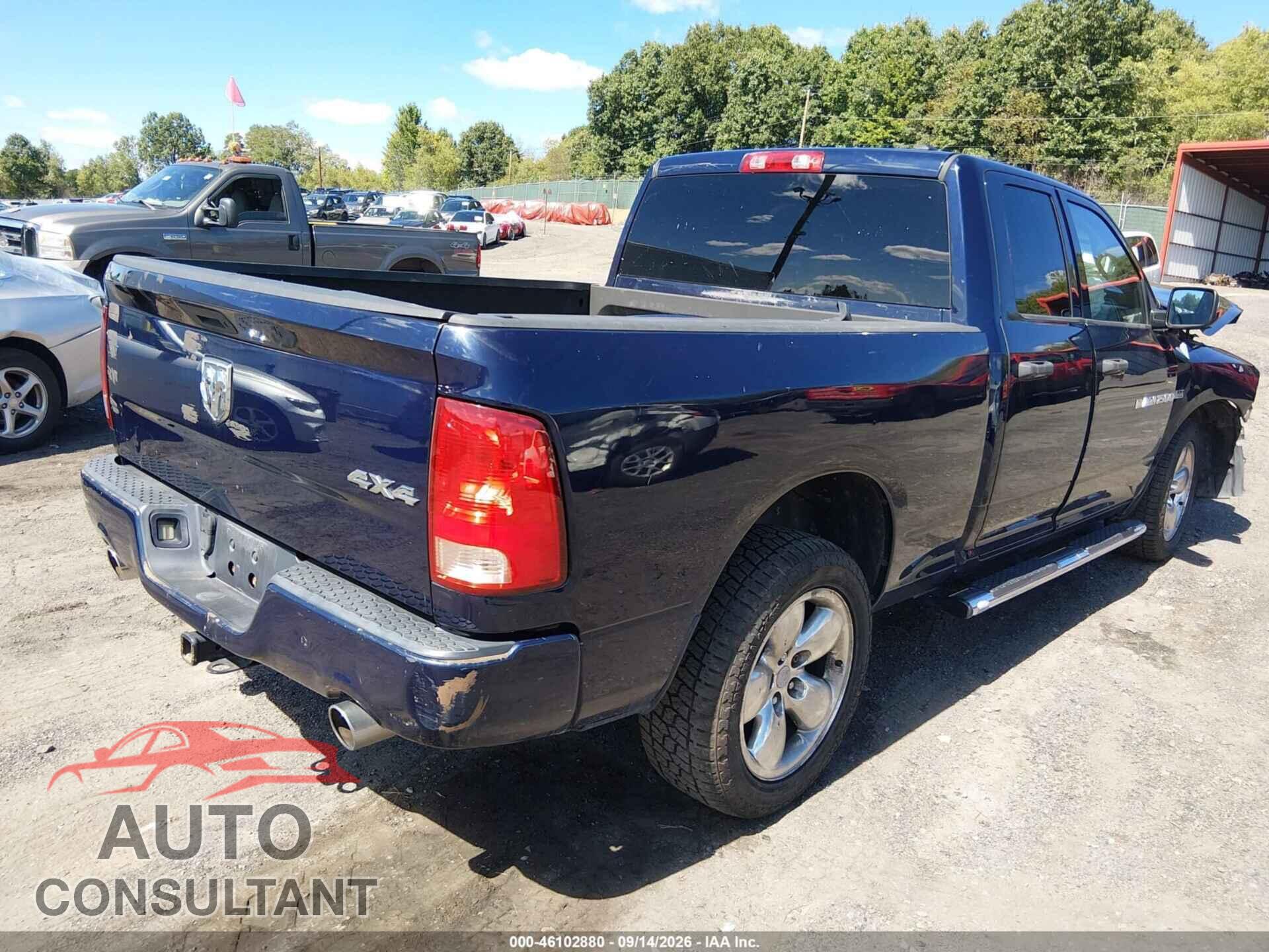DODGE RAM 1500 2012 - 1C6RD7FT2CS308521