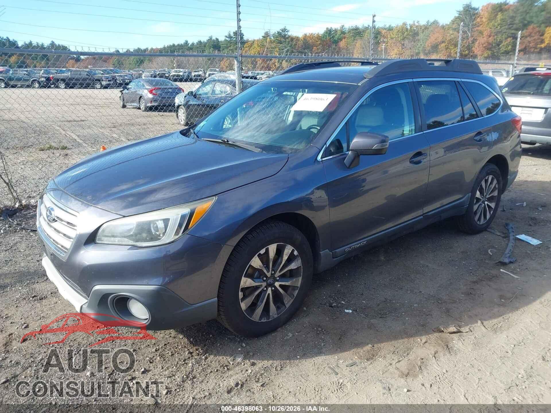 SUBARU OUTBACK 2016 - 4S4BSANC2G3237055
