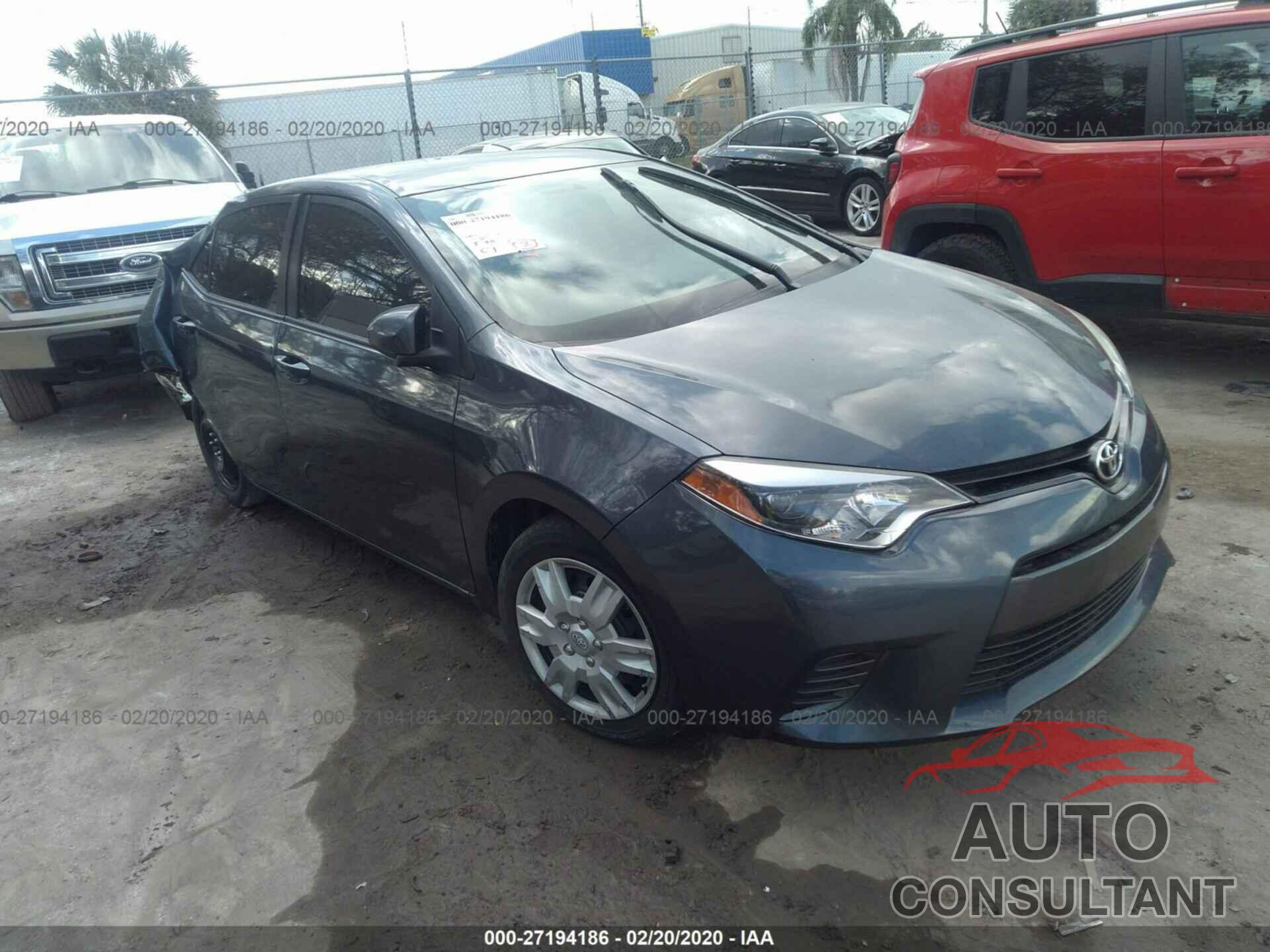 TOYOTA COROLLA 2016 - 5YFBURHE0GP506722