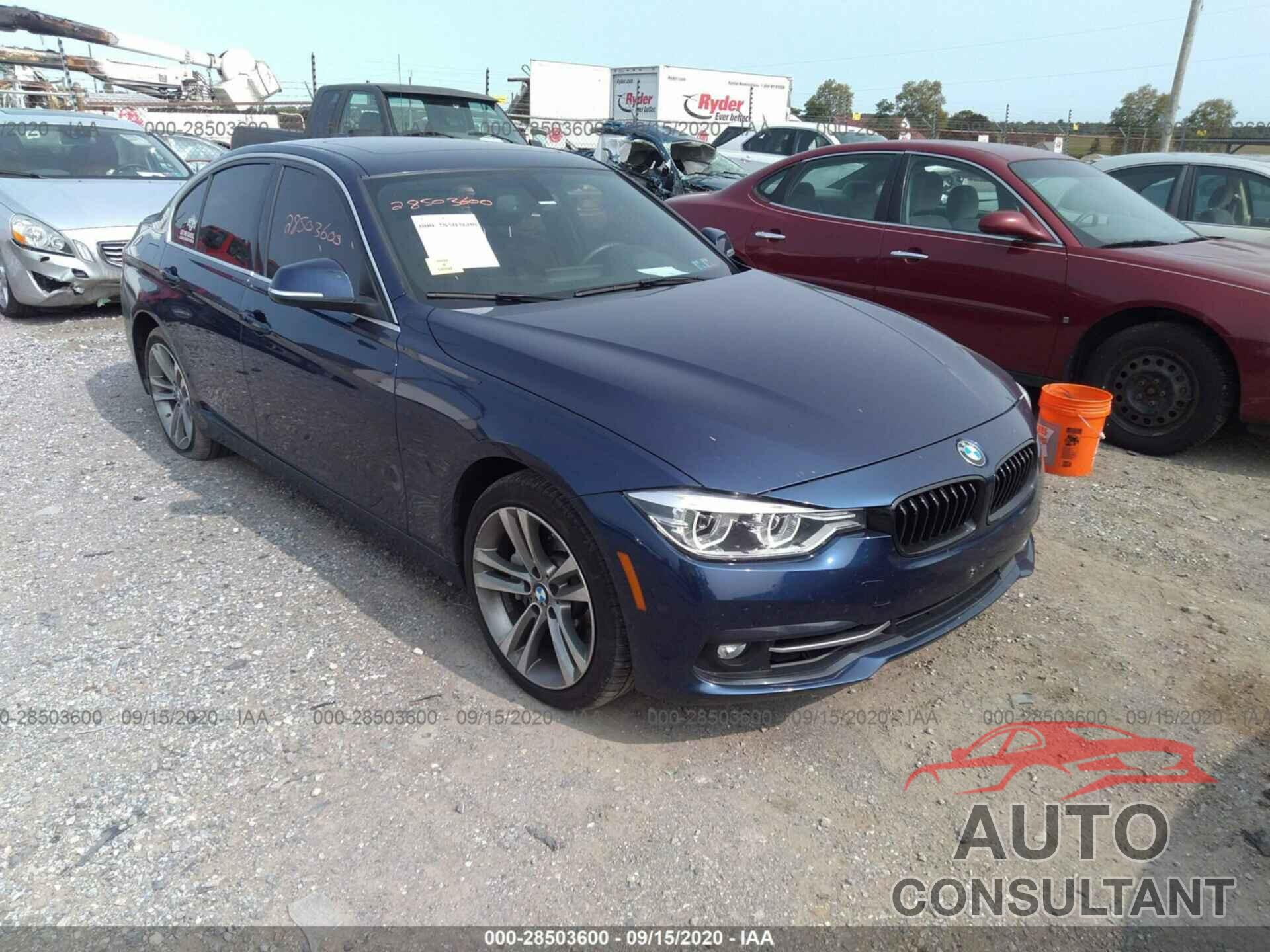 BMW 3 SERIES 2016 - WBA8B3C51GK384260