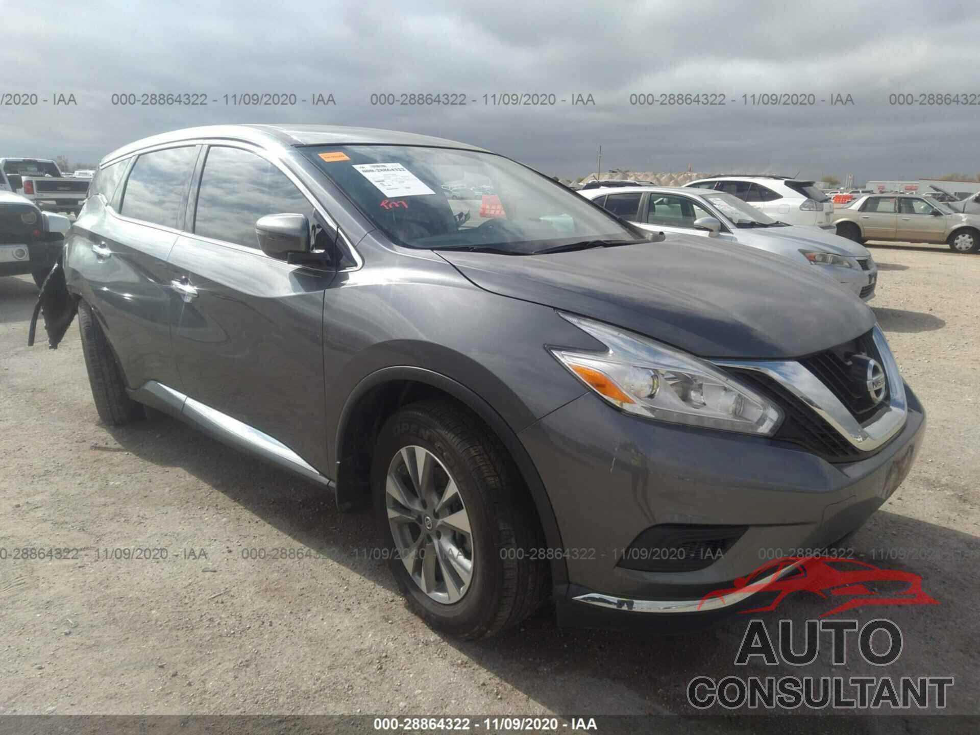 NISSAN MURANO 2016 - 5N1AZ2MGXGN131300