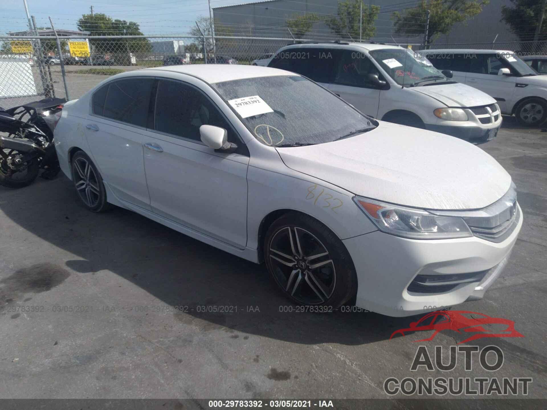 HONDA ACCORD SEDAN 2017 - 1HGCR2F10HA263658