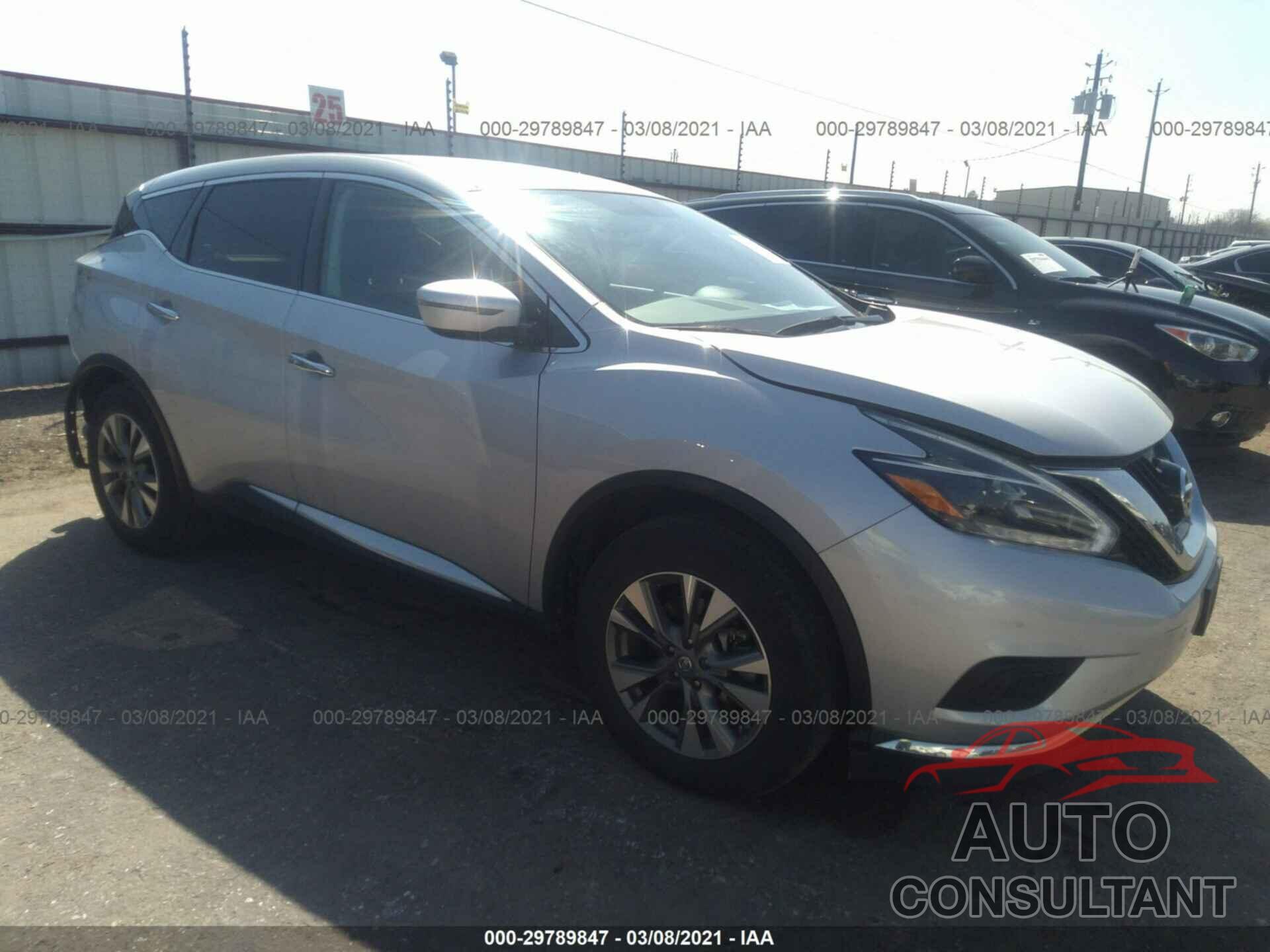 NISSAN MURANO 2018 - 5N1AZ2MG6JN180288