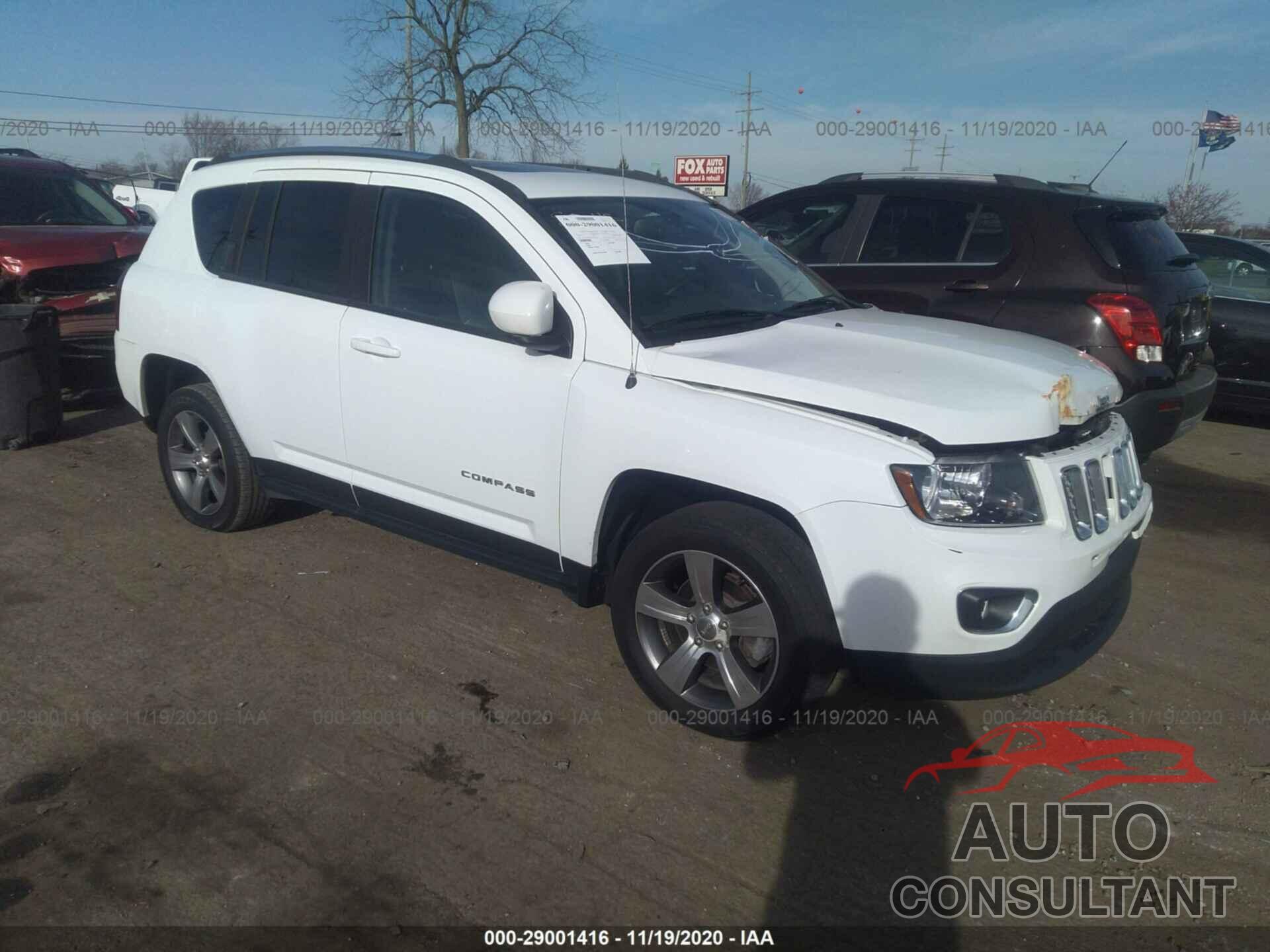 JEEP COMPASS 2017 - 1C4NJCEB9HD186186